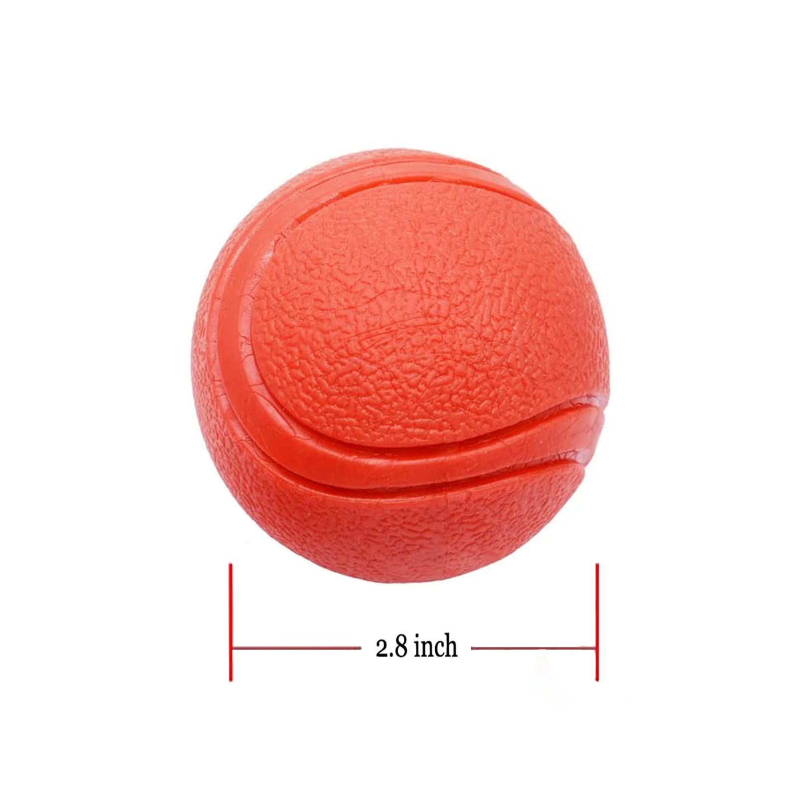 Gaesqae Hard Rubber Balls For Dogs,Dog'S Solid Rubber Bouncy Ball Bite Resistant And Indestructible Dog Training Ball,Dog Balls For Aggressive Chewers