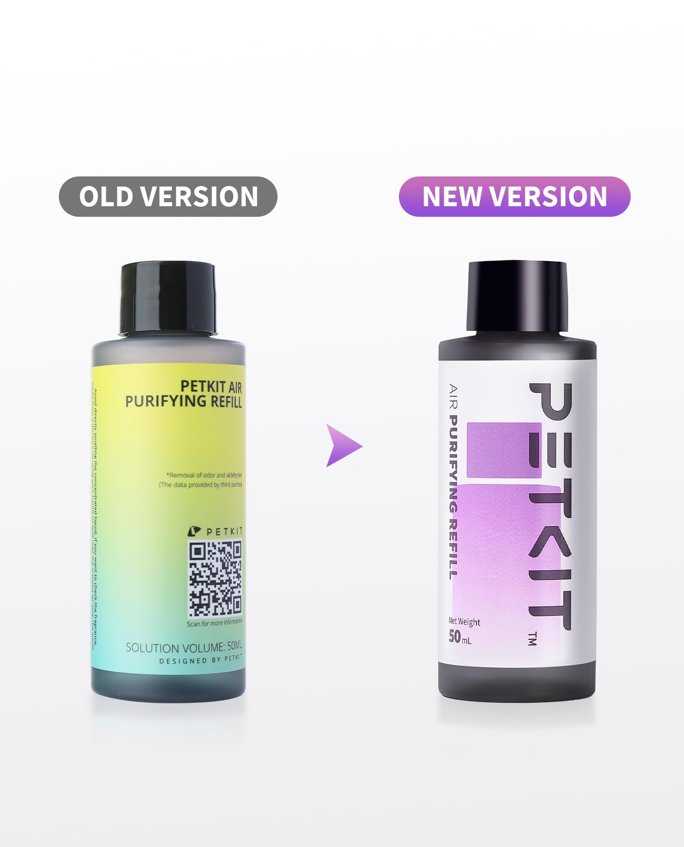 Petkit Air Purifying Refills For Purax Puramax Self-Cleaning Cat Llitter Box, Replaced Odor Removers Refills (4 Bottles) For Automatic Cat Litter Box