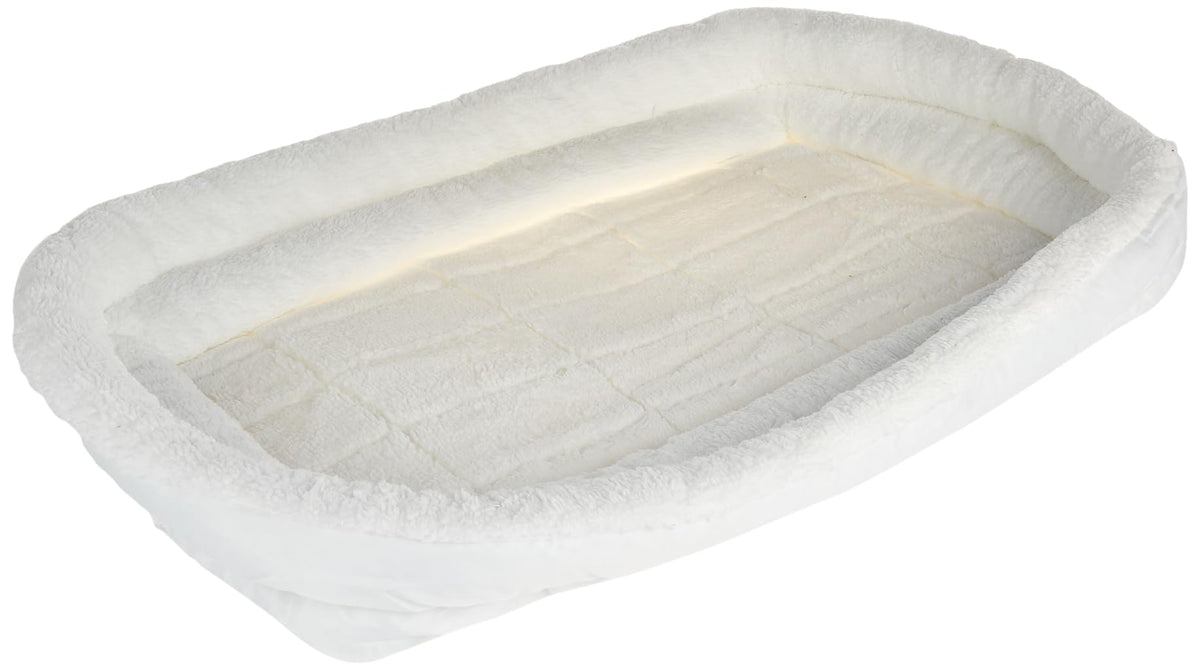 Midwest Homes For Pets Double Bolster Pet Bed | 30-Inch Dog Bed Ideal For Medium Dog Breeds & Fits 30-Inch Long Dog Crates