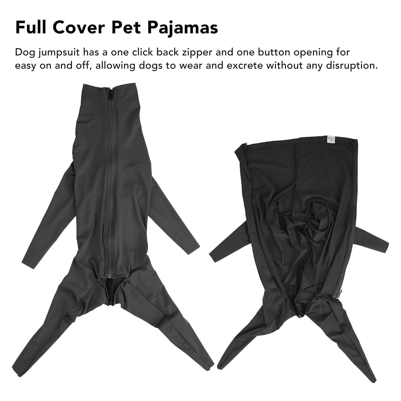 Zerodis Dog Onesie Surgery Recovery Suit, Shedding Bodysuit For Dogs Full Coverage Jumpsuit Elastic Prevent Shedding Dog Bodysuit For Post Operative Pets Bodysuit Sport Shirt Reduce Anxiety (M)