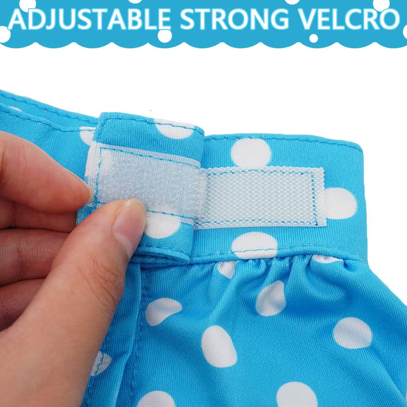 Dog Bikini Swimsuit Doggie Bathing Dress Puppy Beach Clothes For Puppy Kitten(Blue,Medium)