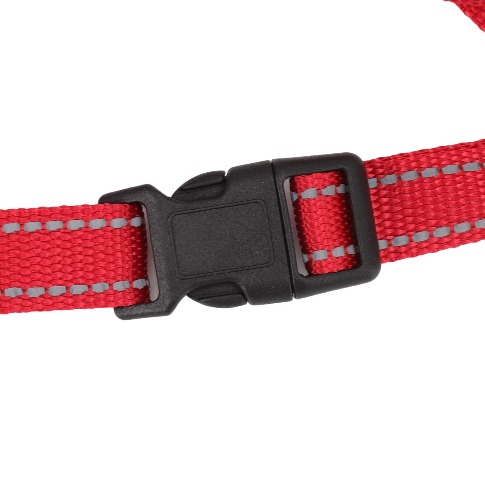 Chiciris Dog Head Halter With Safety Strap, Head Collar For Dogs, No Pull Dog Head Harness Dog Head Halter Leash With Safety Strap For Training (Red)