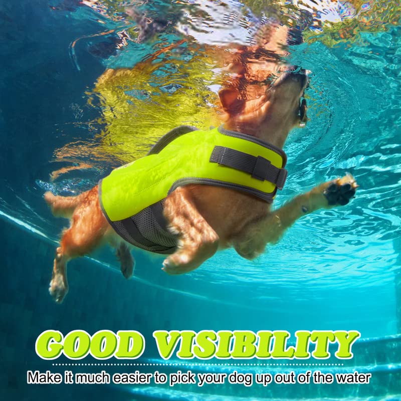 Sheripet Dog Life Jacket - Small Dog Flotation Vest With Reflective Stripes And Rescue Handle