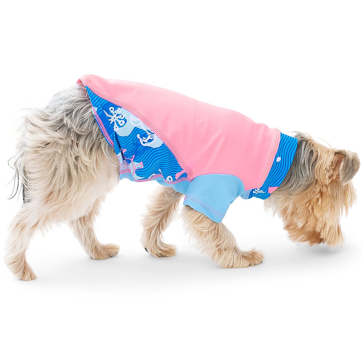 Playapup Dog Sun Shirt, Usa Made (Upf 50+), Ola, Large