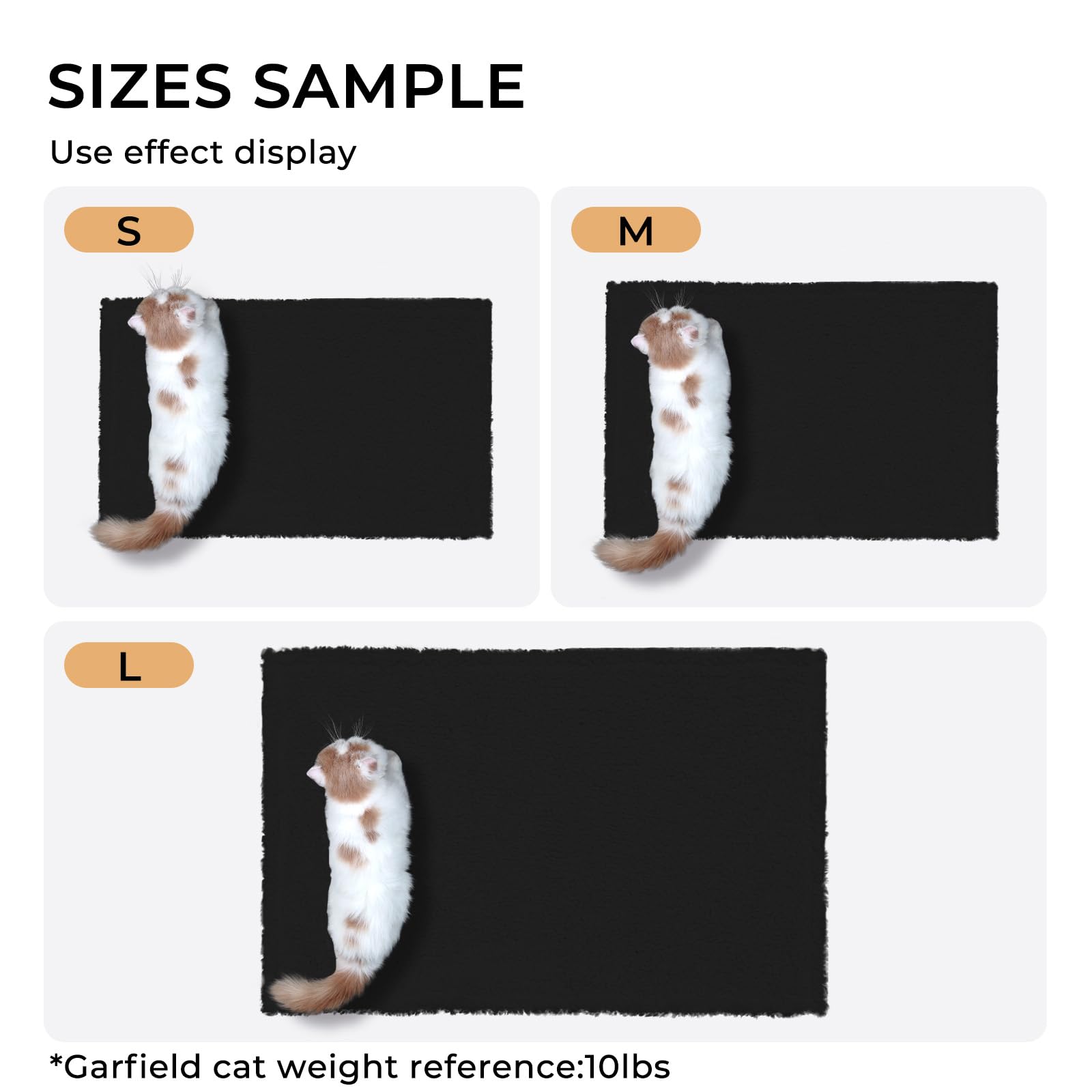 1 Pack 3 Calming Blankets Fluffy Premium Fleece Pet Blanket Soft Sherpa Throw for Dog Puppy Cat Black Large (41 x31 )