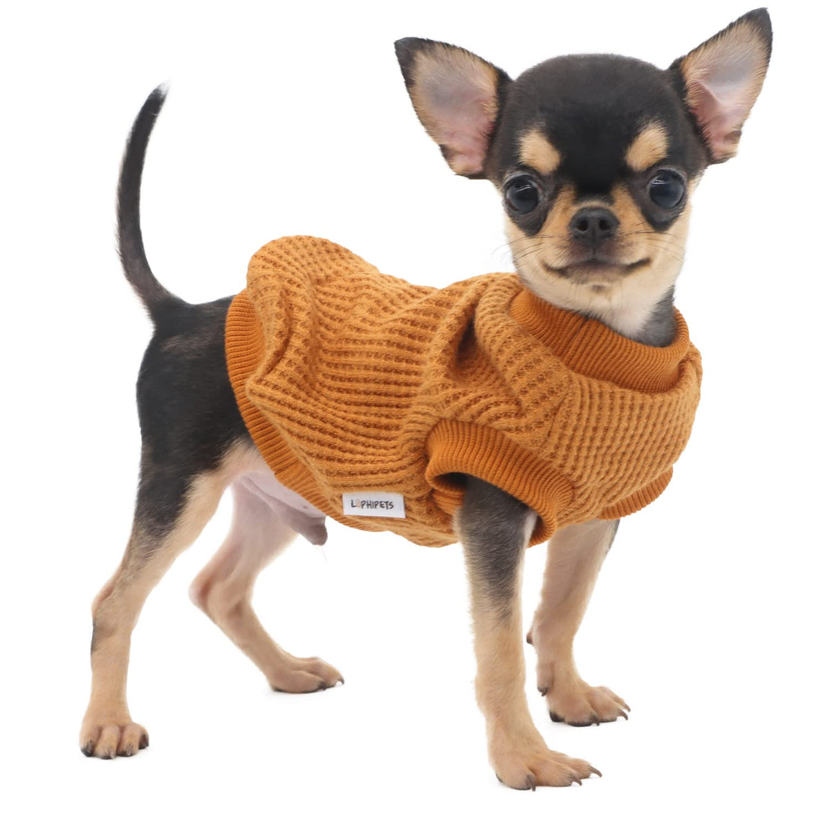 Lophipets Lightweight Dog Sweaters For Puppy Small Dogs Puppy Chihuahua Yorkie Clothes-Yellow/Xs