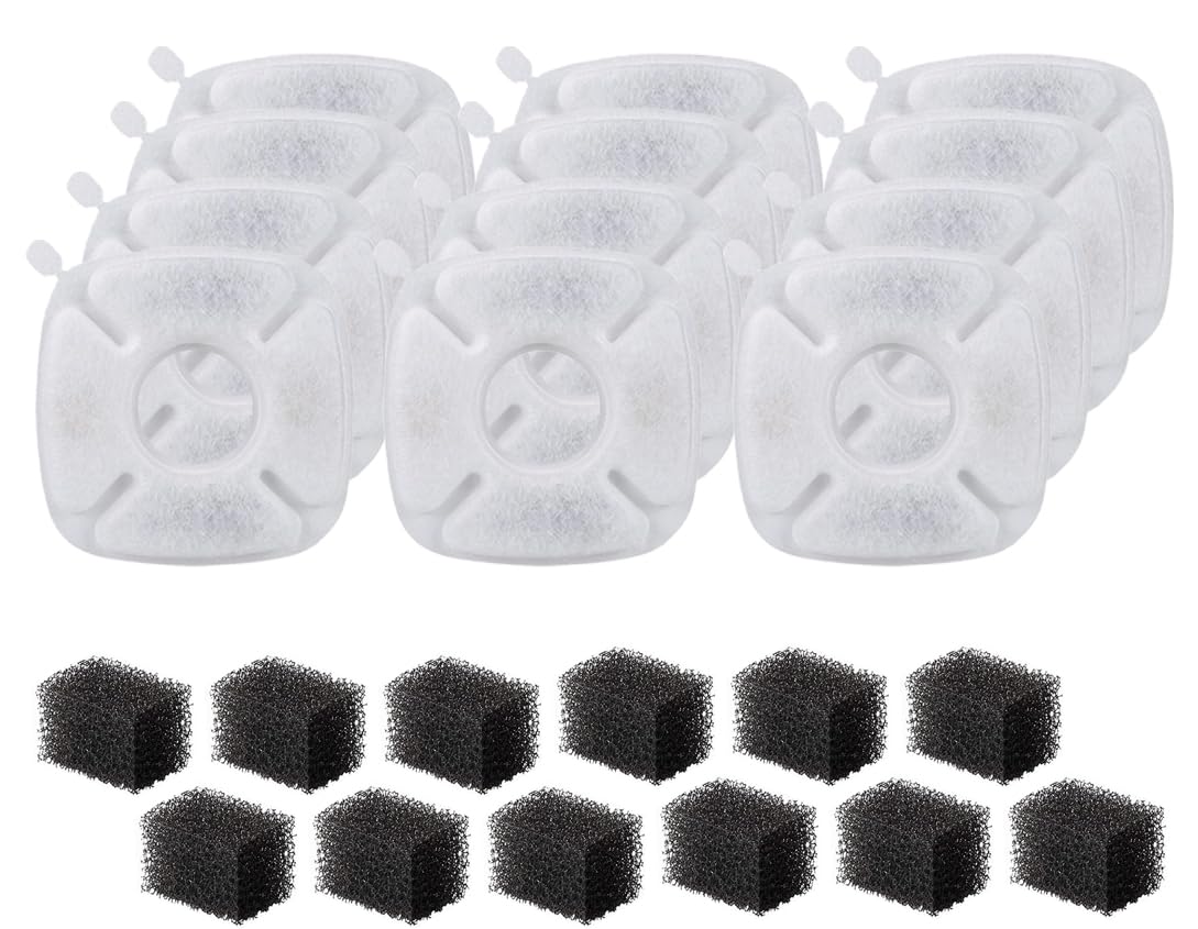 Goldtone Pet Fountain Filters Replacement Compatible With Veken 67Oz, 95Oz, 135Oz Cat And Dog Water Fountain Filters (Carbon Fil