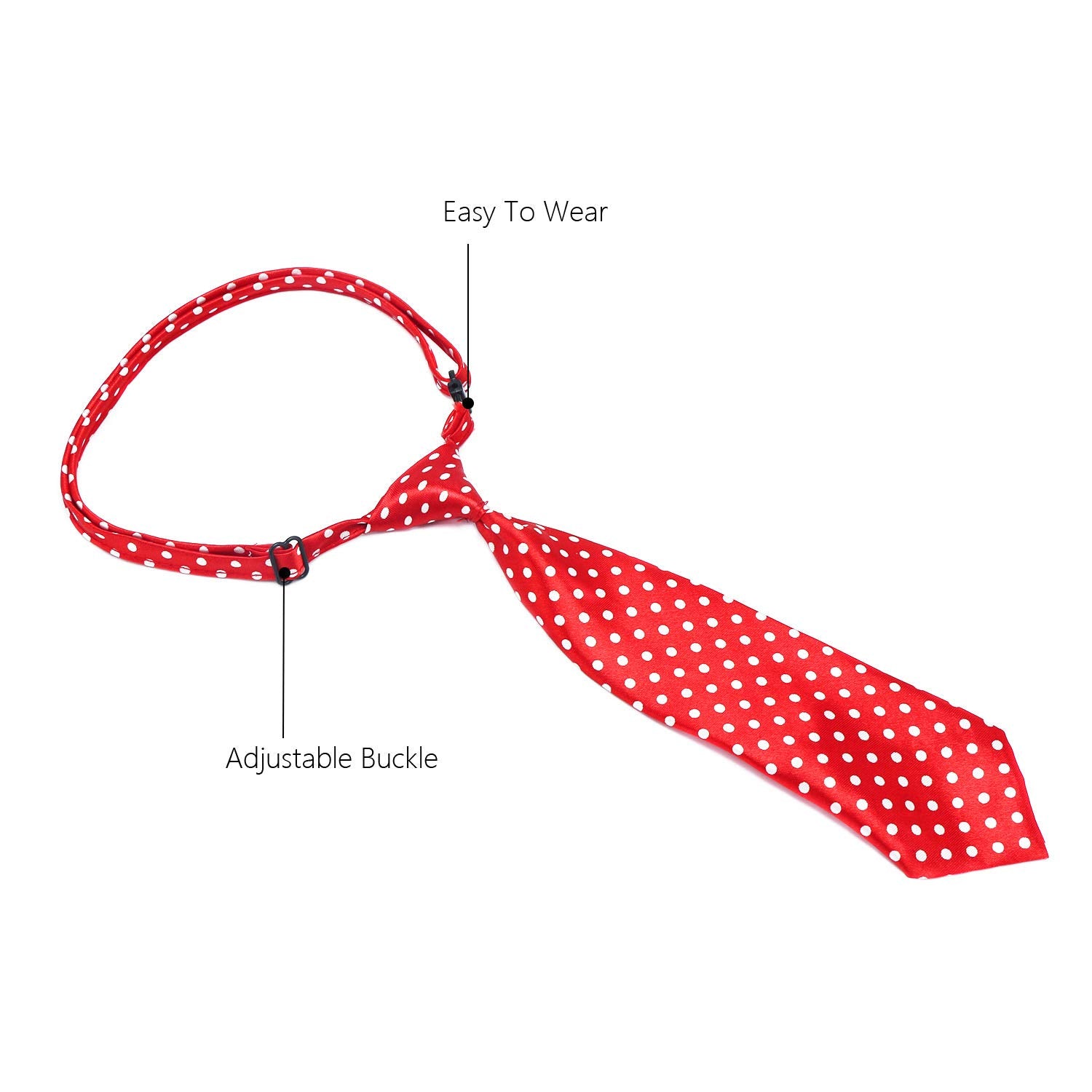 Dog Ties For Large Dogs, Segarty Pet Neck Tie, With Adjustable Collar, Bulk Bow Ties Bowties Necktie Grooming Accessories For Girl Boy Dog Valentines Holiday Birthday Wedding Cosplay Costumes