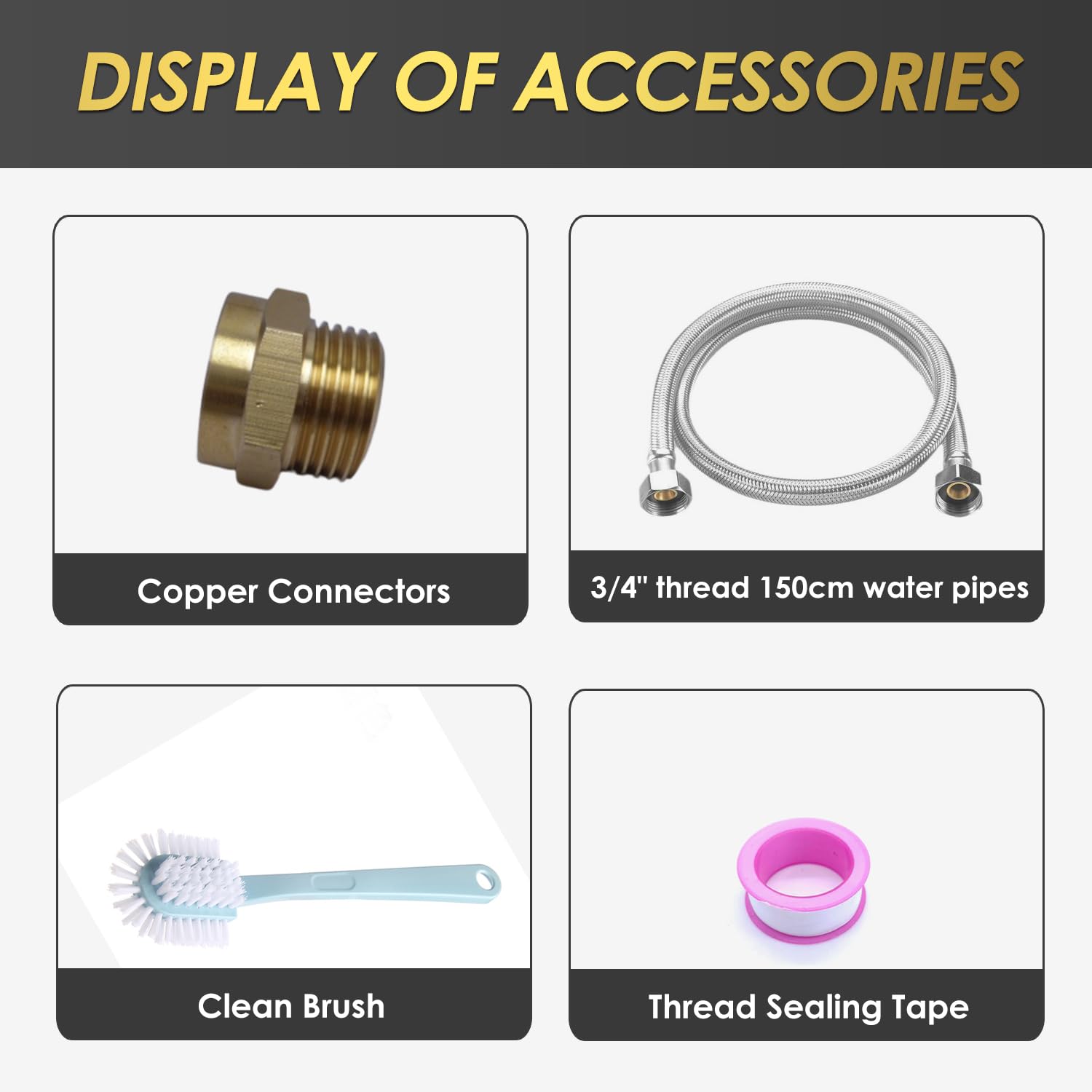 Patented Automatic Dog Water Dispenser - 70Oz, 2L Bowl, Fits 3/4In Ght Male Connector, Outdoor, Auto Fill, 5Ft Hose