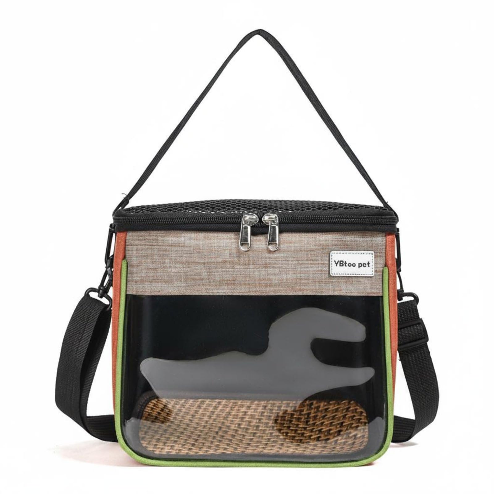 Enakshi Lightweight Hamster Carrier Bag Portable Small Pet Travel Backpack Handsunrestricted Breathable Pet Carrier Transparent