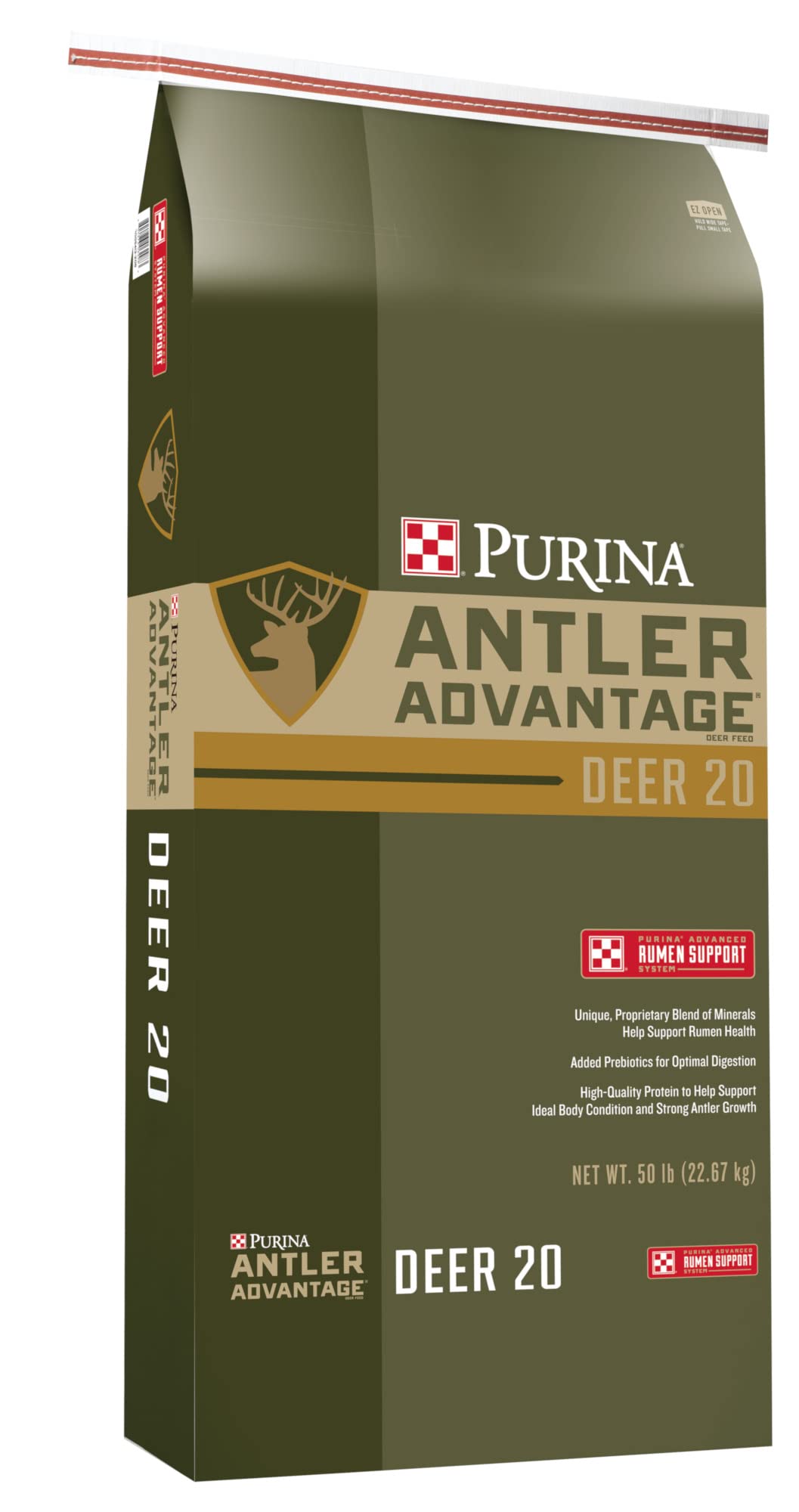 Purina | Antler Advantage Deer 20 Ars Deer Feed | 50 Pound (50 Lb) Bag