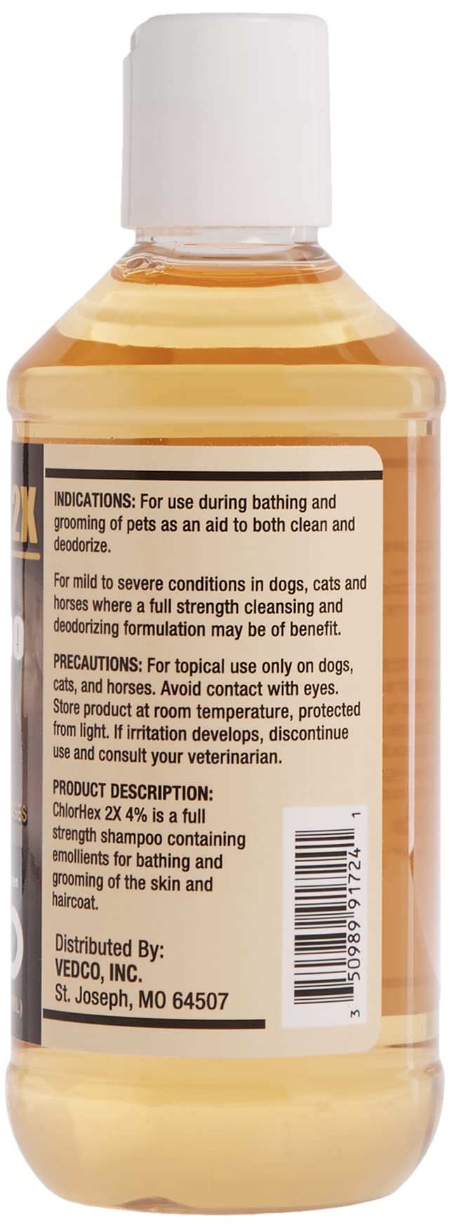 Chlorhex 2X 4% Shampoo, 8 Oz.