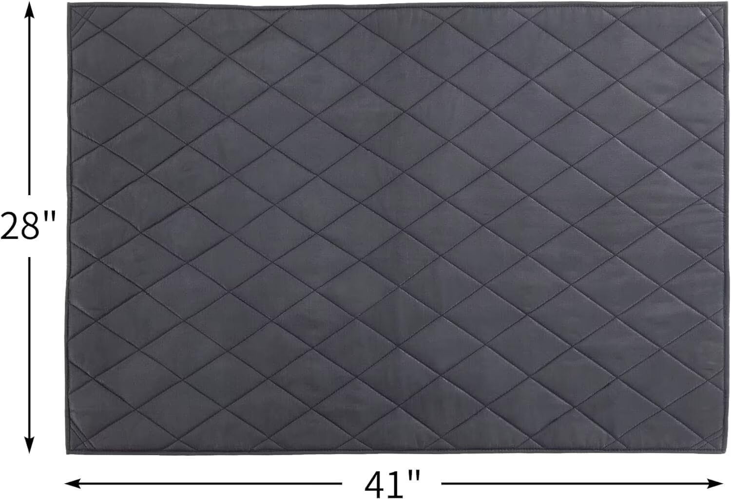 Chew Proof Dog Crate Pad Mat-More Durable And Indestructible Fabric Dog Bed For Chewers Tough On Their Bed-Durable Kennel Pad Fo