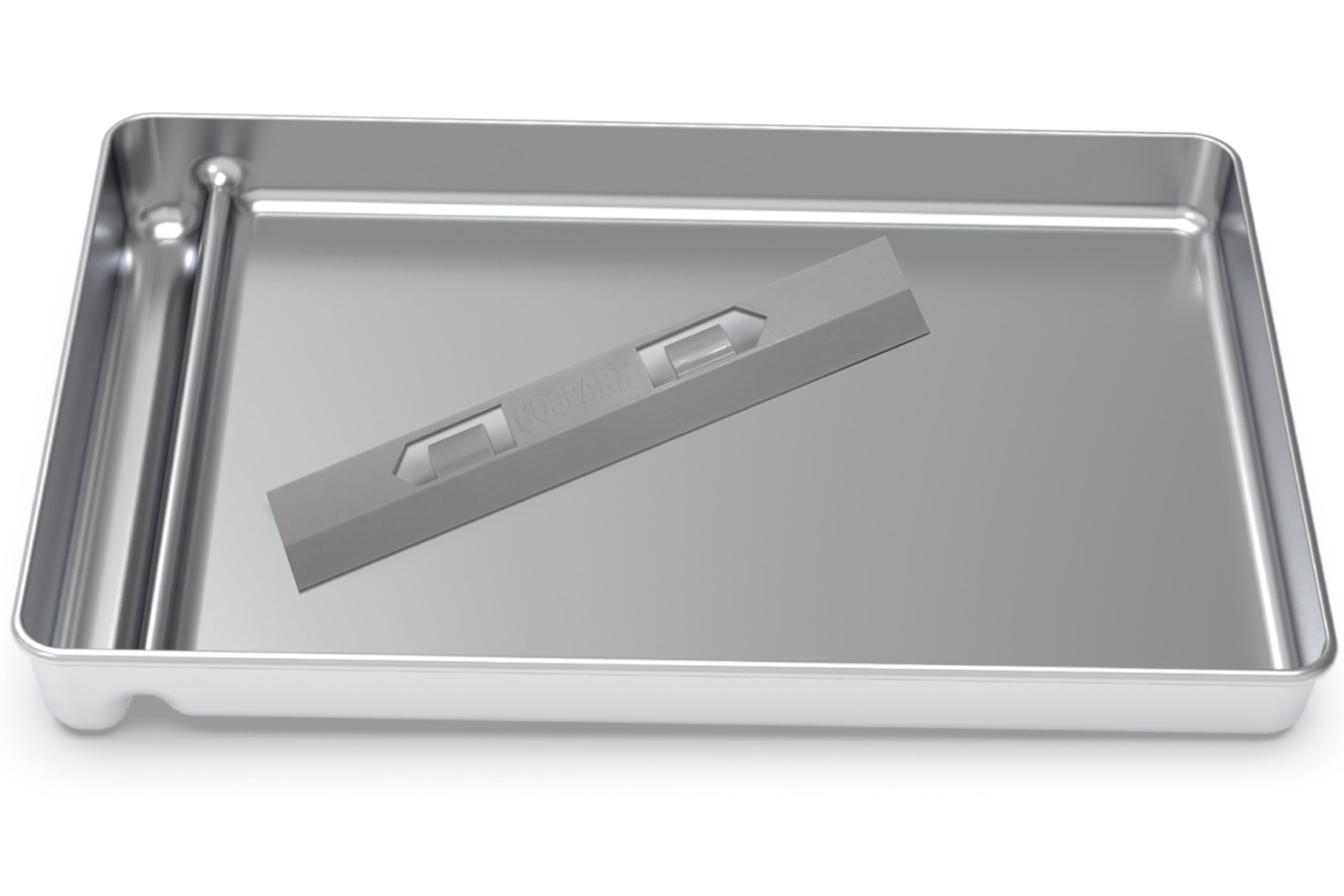 Cosparx Upgraded Stainless Steel Reusable Litter Tray Compatible With Petsafe Scoop-Free Self-Cleaning Cat Litter Boxes - Deeper