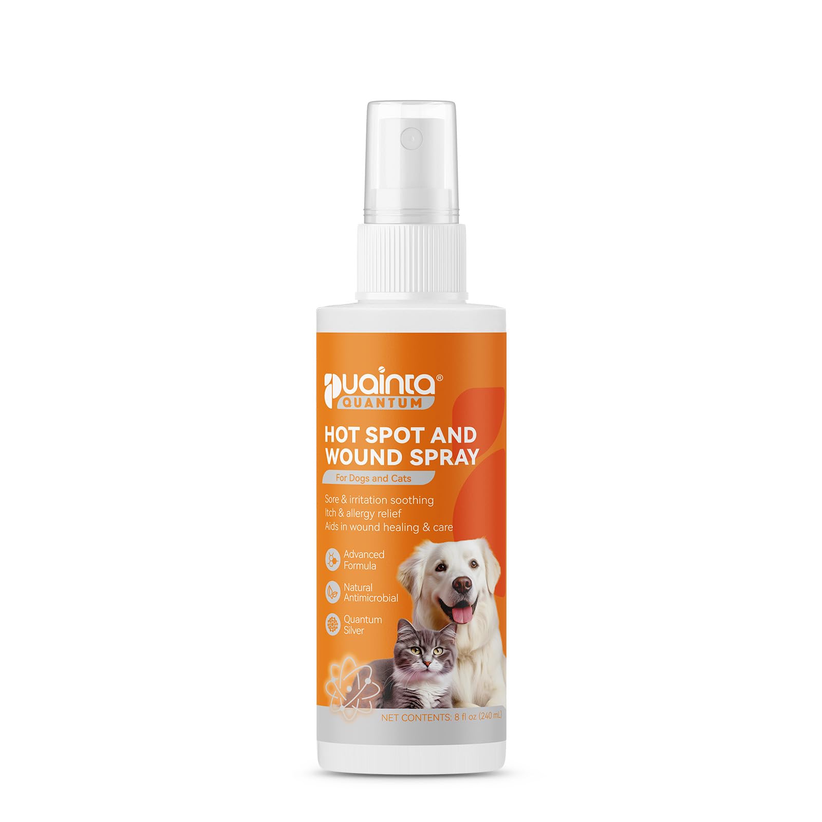 PUAINTA Hot Spot Spray for Dogs, Pipot Skin Spray Dogs, Itch Relief and Hot Spot Spray Treatment for Dogs, Promote Wound Healing