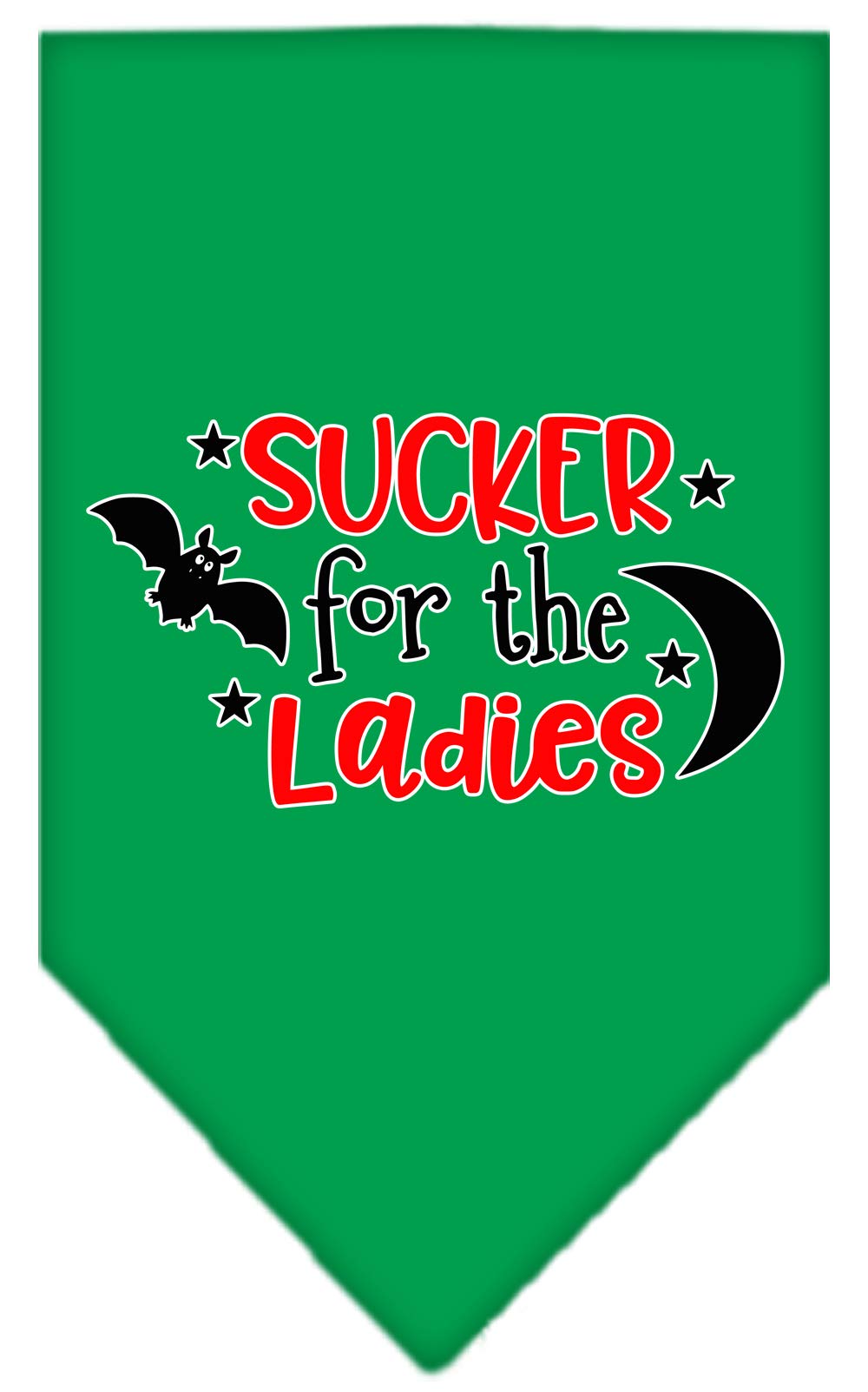 Christmas Pet and Dog Bandana Screen Printed, Pink Snowflake Swirls Emerald Green Small