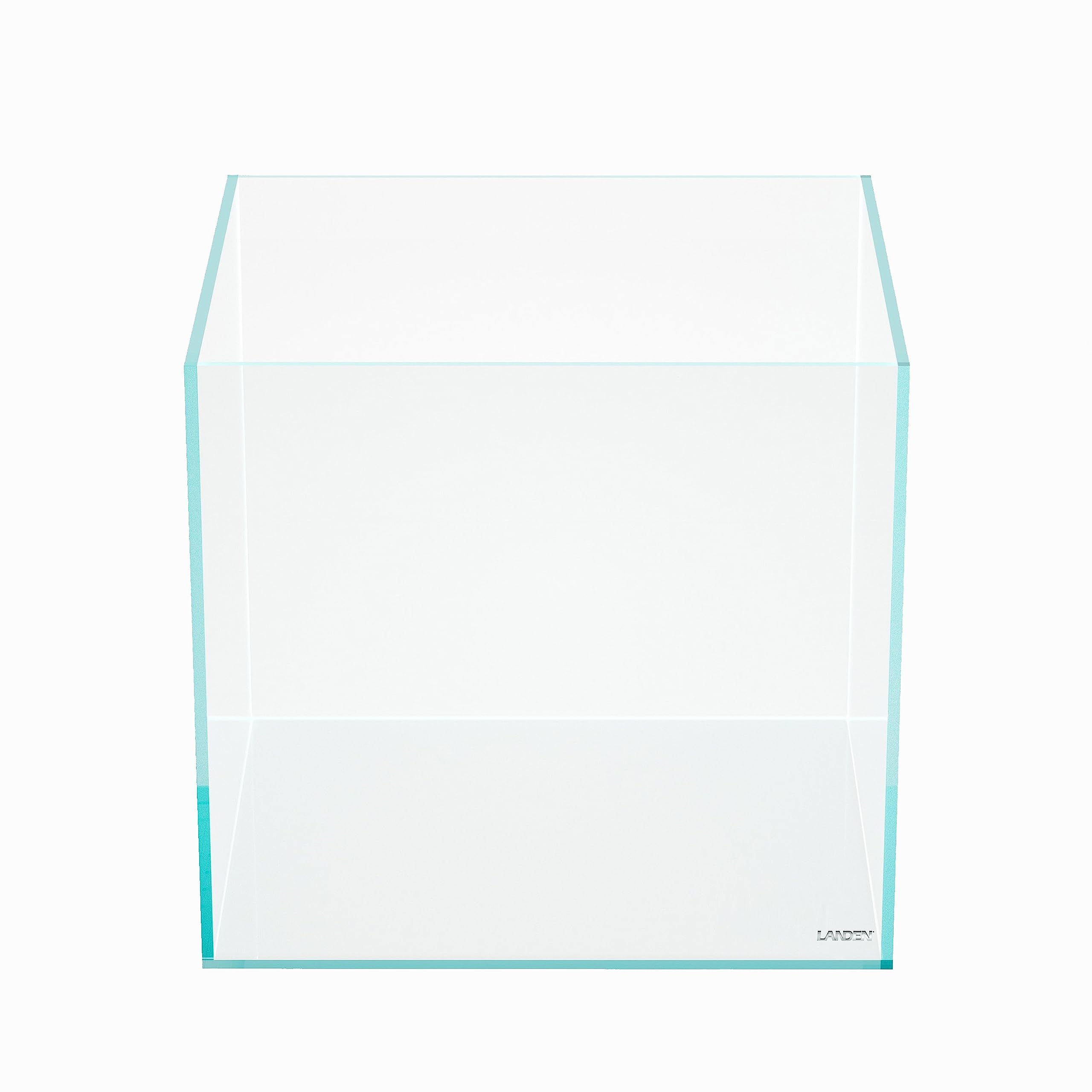 LANDEN 15.6 Gallon Cube Rimless Low Iron Aquarium Tank,15.7'' L    15.7'' W    15.7'' H (40cm x 40cm x 40cm) 6mm Thickness with 