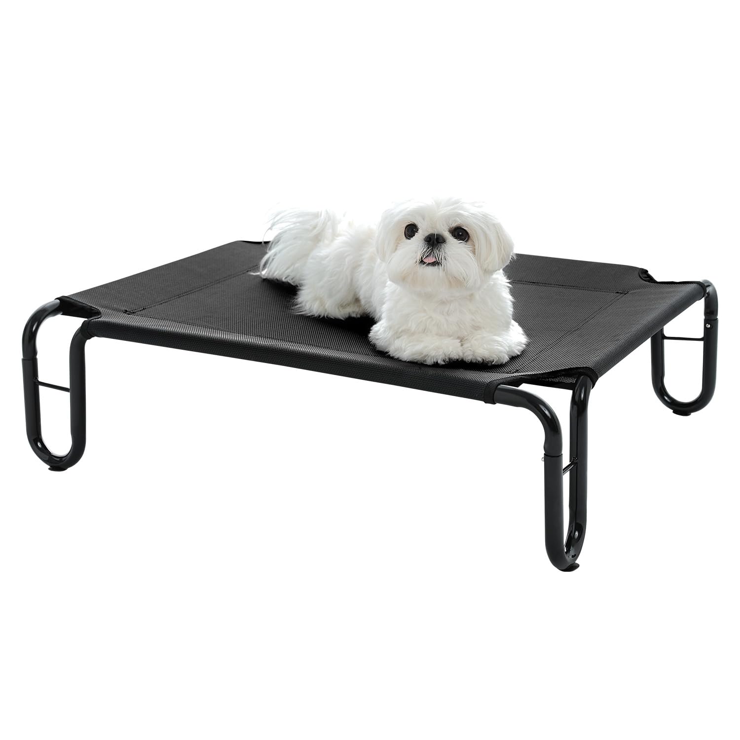 Pettycare Elevated Dog Bed Cot, Raised For Large Dogs, No Screws, Stable Frame & Durable Supportive Teslin Recyclable Mesh, Brea