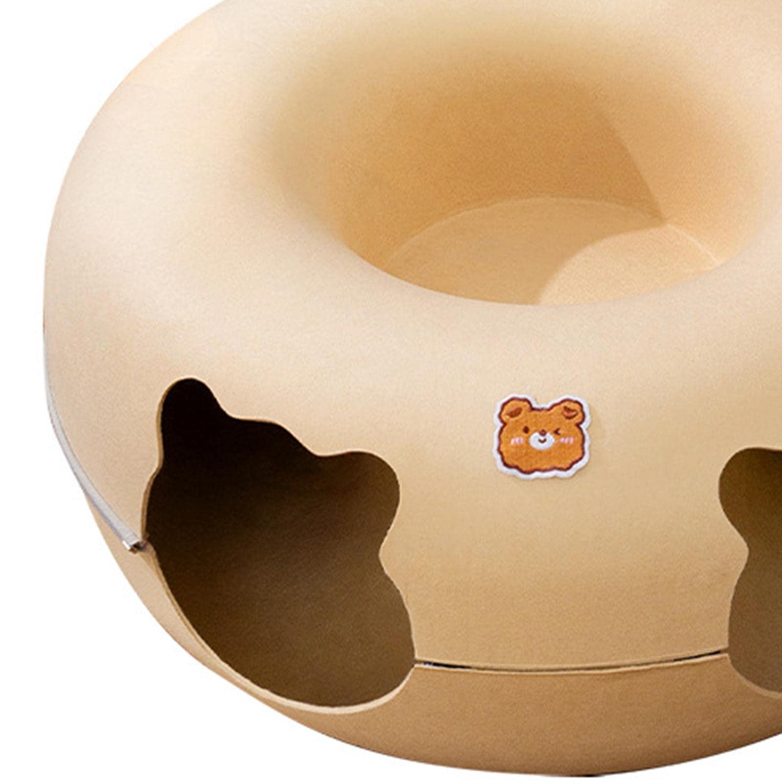Myaddiction Felt Cat Tunnel Cave Bed Detachable Cat Training Toy For Indoor Kittens M
