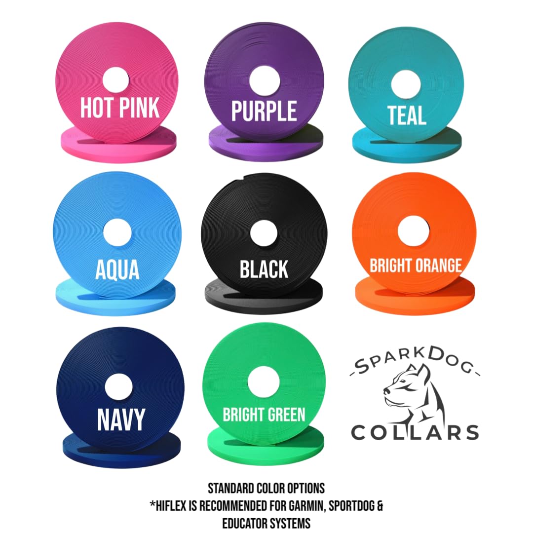 Sparkdog Collars Quick Adjust E-Collar Replacement Strap Dog Training Collar Fits Fi, Dogtra, Sportdog Replacement Strap, Genuin