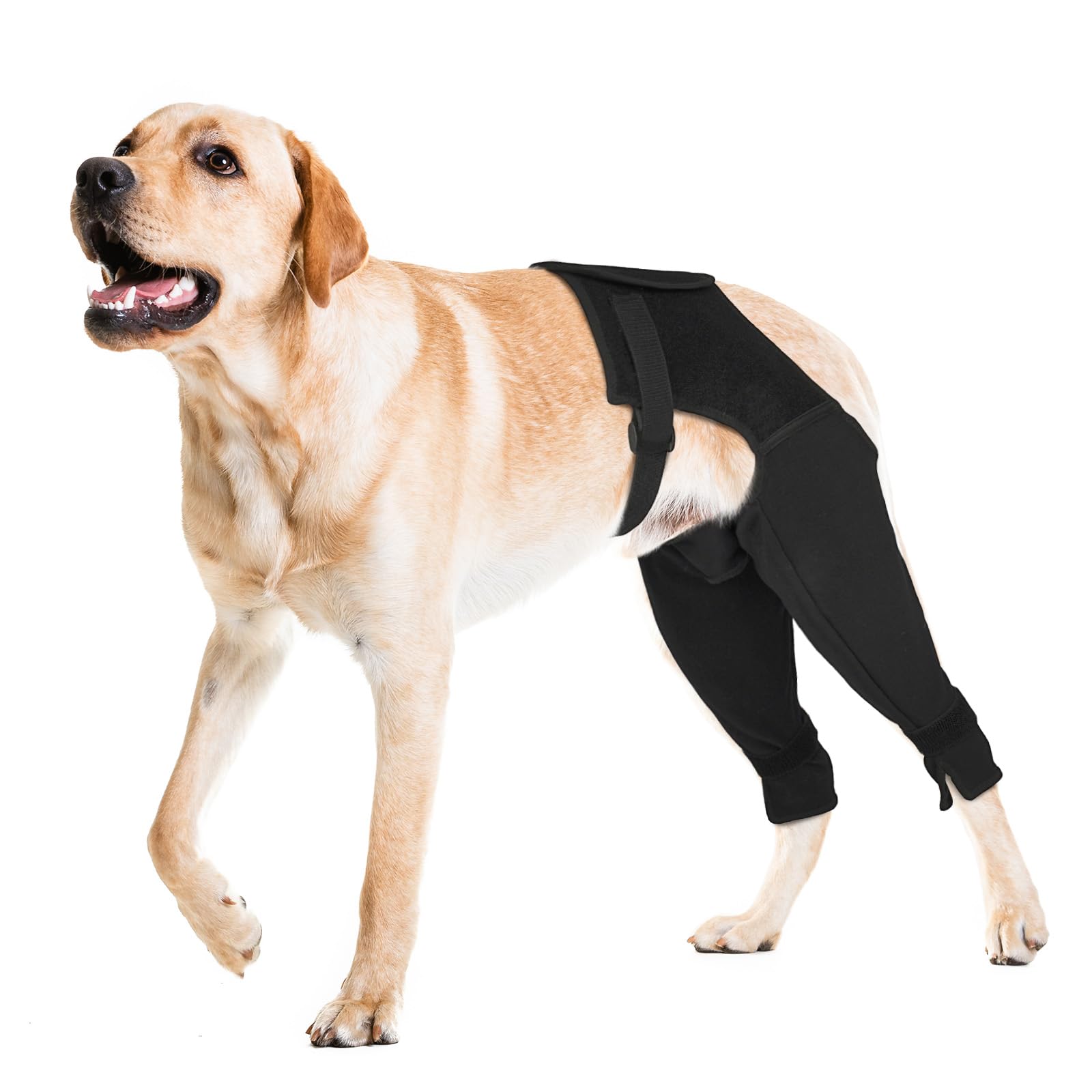 Pawfun Dog Rear Leg Sleeve to Stop Licking, Breathable Anti-Slip Recovery Sleeve Pants for Wound Protection After ACL/TPLO Surge