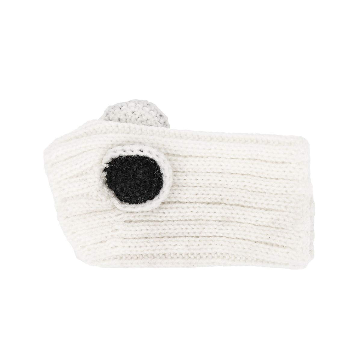 Zoo Snoods Panda Costume for Dogs- Warm No Flap Ear Wrap Hood for Pets, Kungfu Panda Dog Outfit for Winters, Halloween, Christma