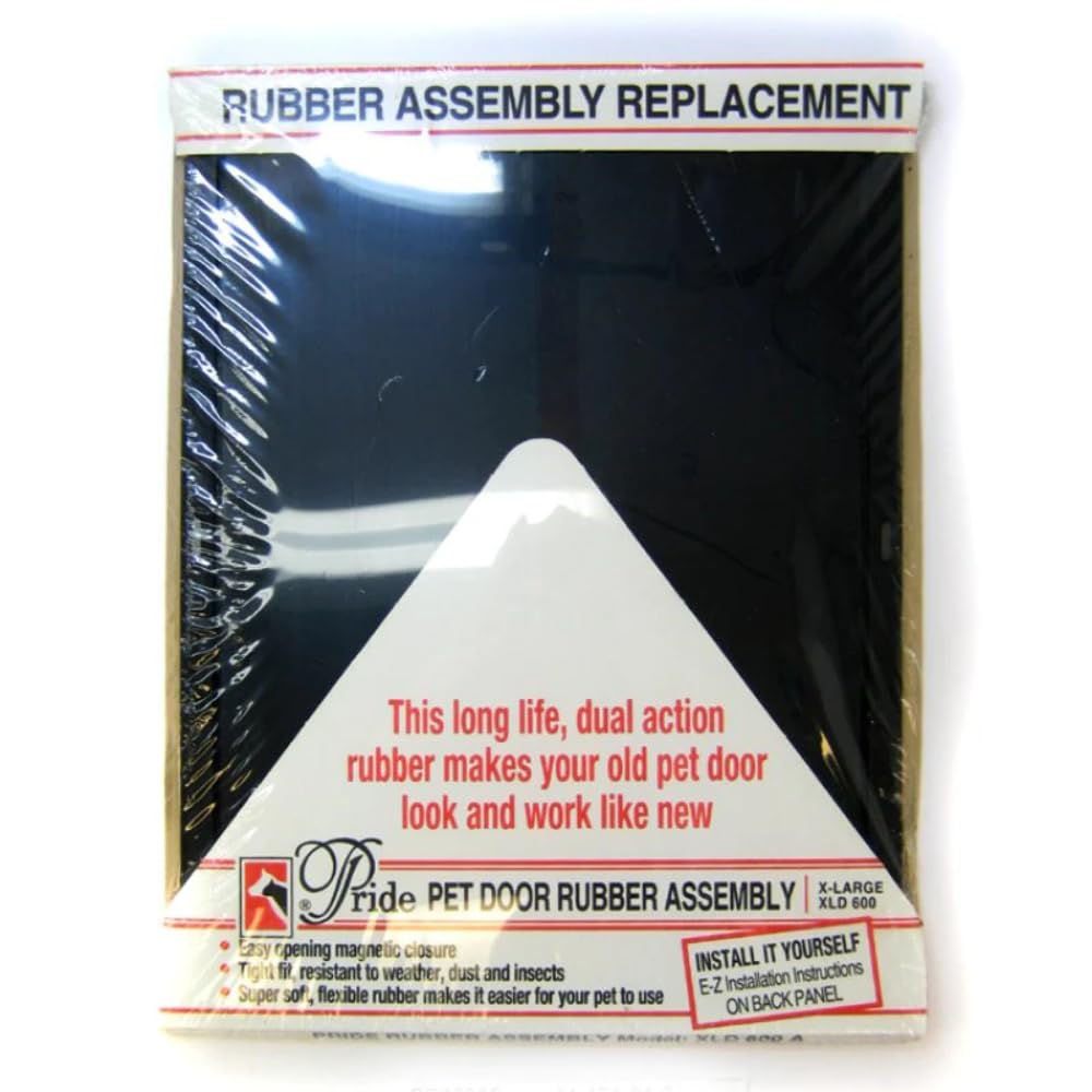 Pride Pet Doors Rubber Assembly Replacement Pet Door Flap - Medium 14.5' Lx10.5 W
