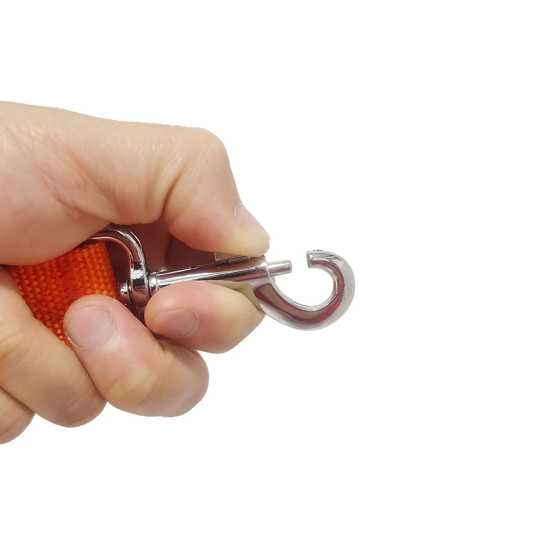 6Ft/ 10Ft Adjustable Dog Leash, Nylon Dog Leashes For Medium Large Dogs (6Ft, Orange)