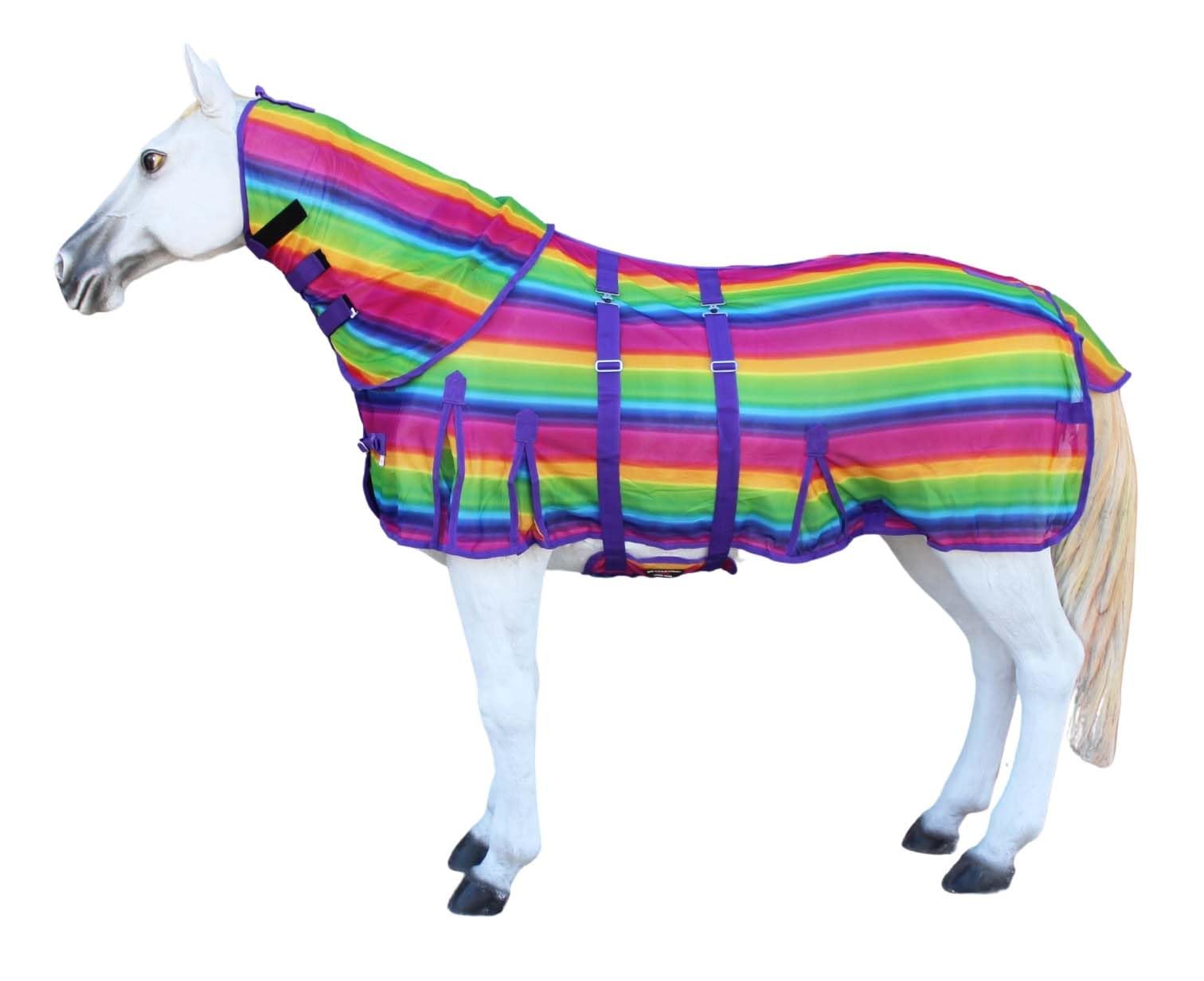 Challenger 68'' Horse Mesh Summer Flysheet Spring Airflow Neck 73149