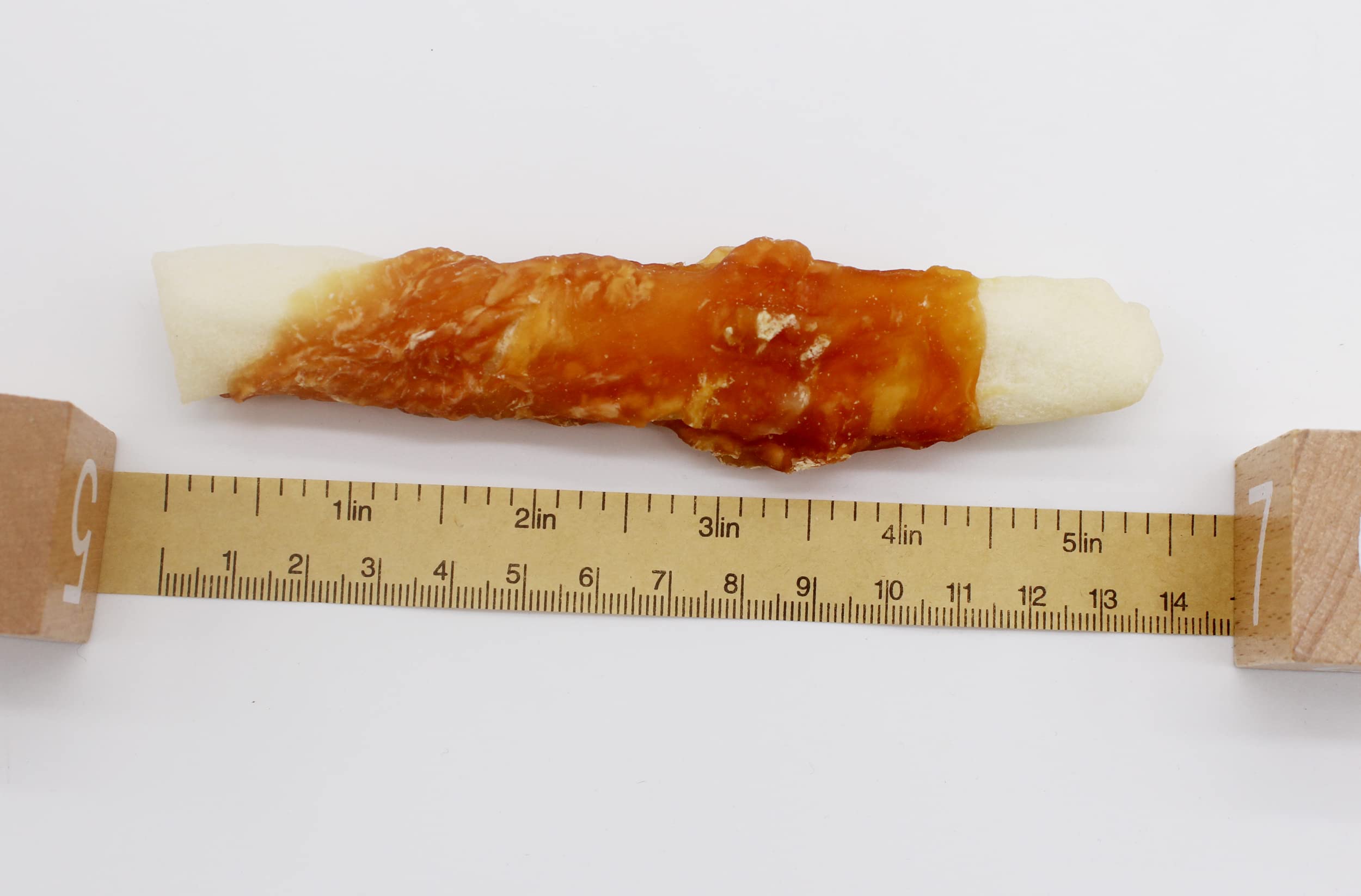 Pawant Dog Treats Chicken Wrapped Rawhide Rolls - Healthy Chews for Large Dogs, 0.5lb/227g