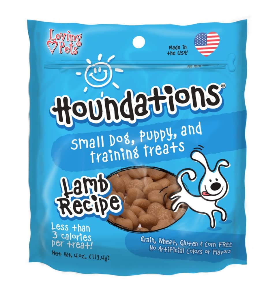 Loving Pets Houndations Lamb Training Treats Dog Treat, 4 Oz/One Size