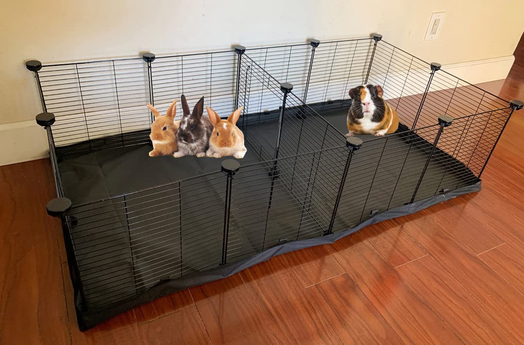 48'' Extra Large Dwarf Rabbit Habitat Guinea Pig Play Yard Hamster Critters Turtle Enclosure Center Divider Room Door Mouse Mice