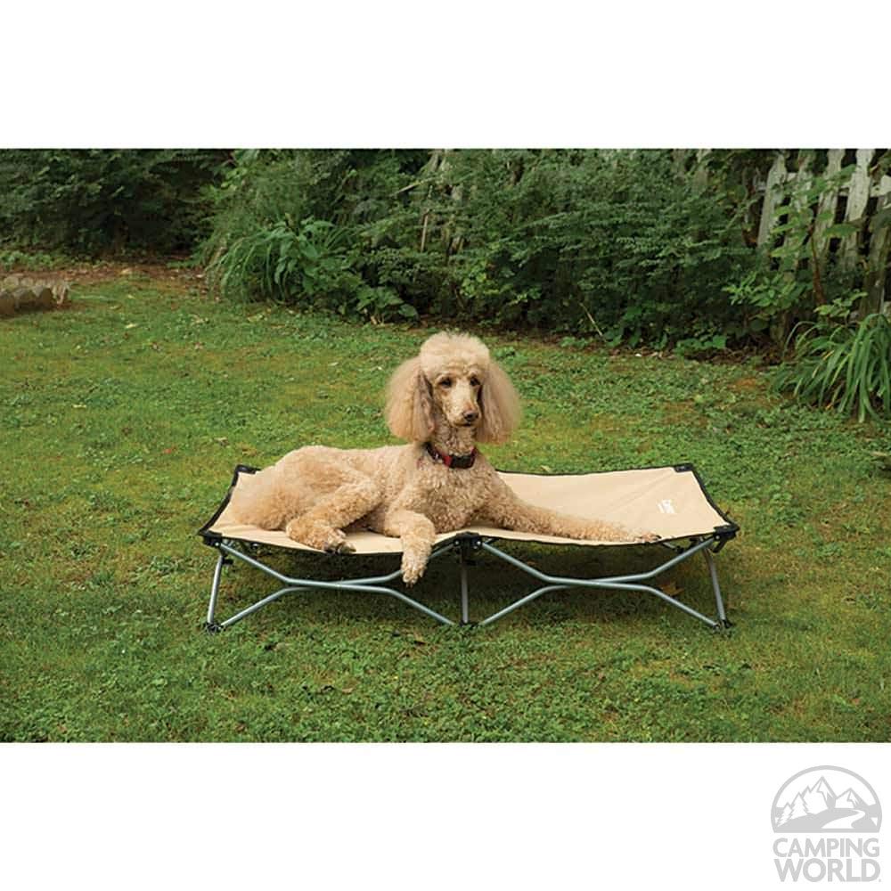 Carlson Pet Products Large Portable Pup Travel Pet Bed, Tan