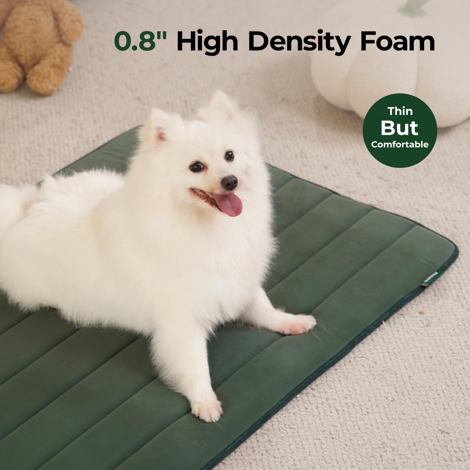 Balance Dog Crate Pad, Dog Foam Crate Mat Kennel Pad, Washable Water-Resistant Pet Bed Flat Dogs Cag Mat For Xx-Large Dogs