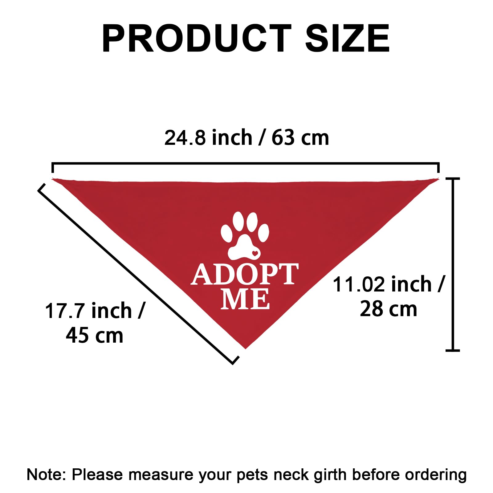 Adopt Me Pets Dog Bandana - Funny Animal Photo Prop Pet Scarf Accessories For Dog Lovers And Mom Gifts