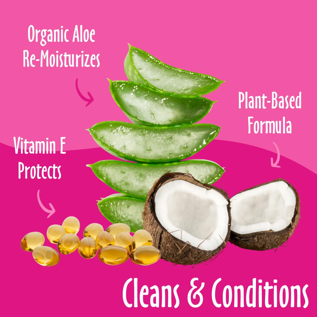 Earthbath, Wild Cherry 2-In-1 Cat Conditioning Shampoo - Cruelty Free Cat Shampoo And Conditioner, Made In Usa, Gentle Cat Conditioner, Kitty Shampoo & Cat Supplies, Safe Cat Wash - 16 Oz (1 Pack)