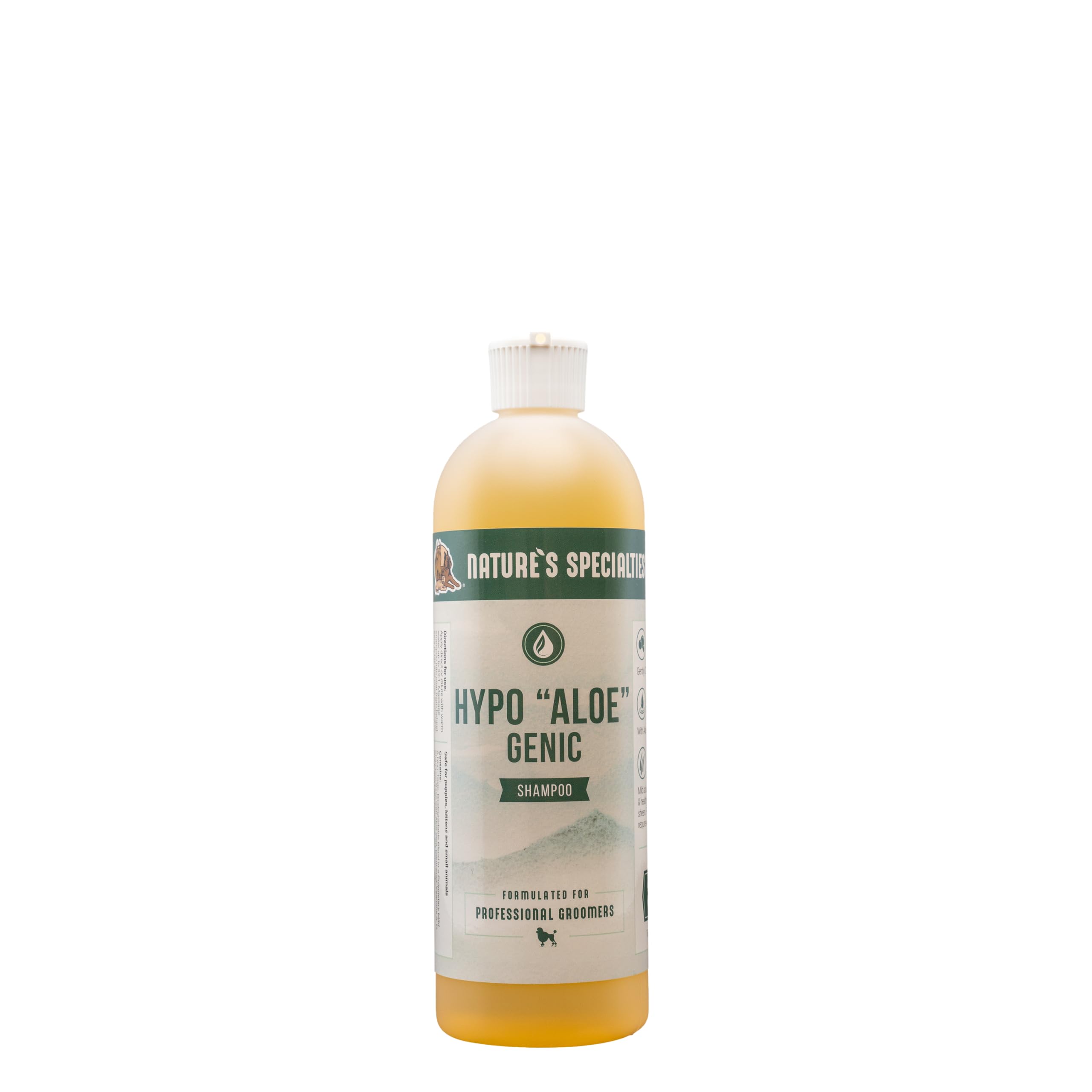 Nature's Specialties Hypoallergenic Ultra Concentrated Aloe Dog Shampoo for Pets, Makes up to 4 Gallons, Natural Choice for Prof