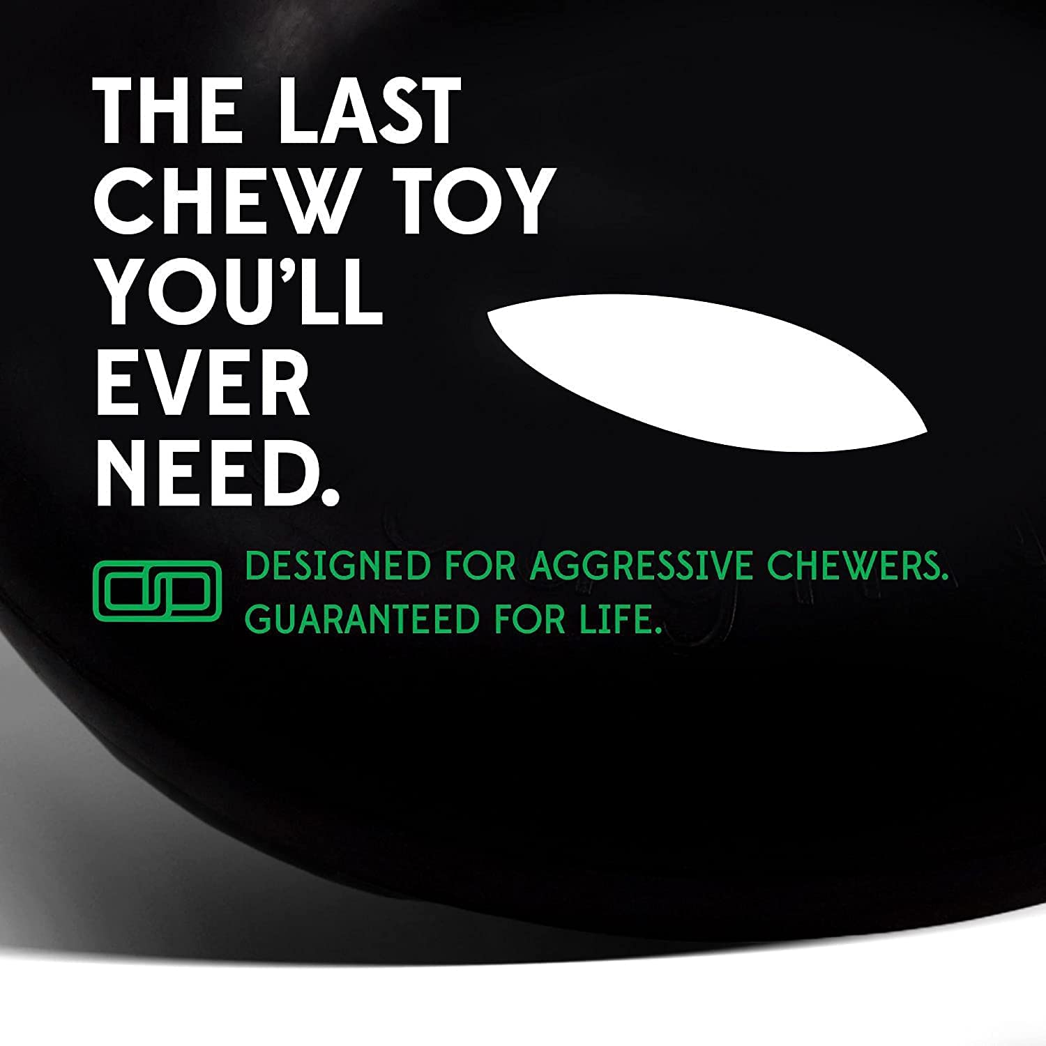 Goughnuts Dog Chew Toys Rubber Ring Indestructible Dog Chew Toys For Extreme Aggressive Power Chewers |For Large Dogs 100+ Pound