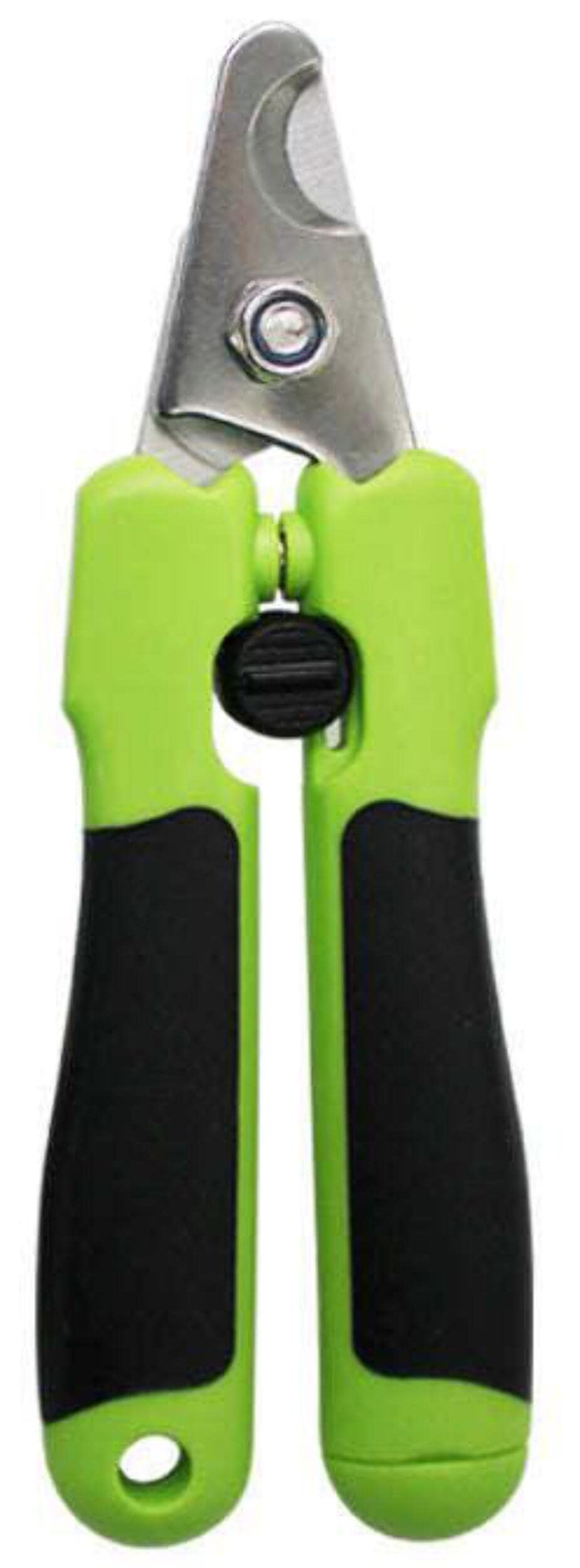 Pet Life 'Clip N' File' Green 2-in-1 Grooming Pet Nail Clipper with Built-in Concealed Filer