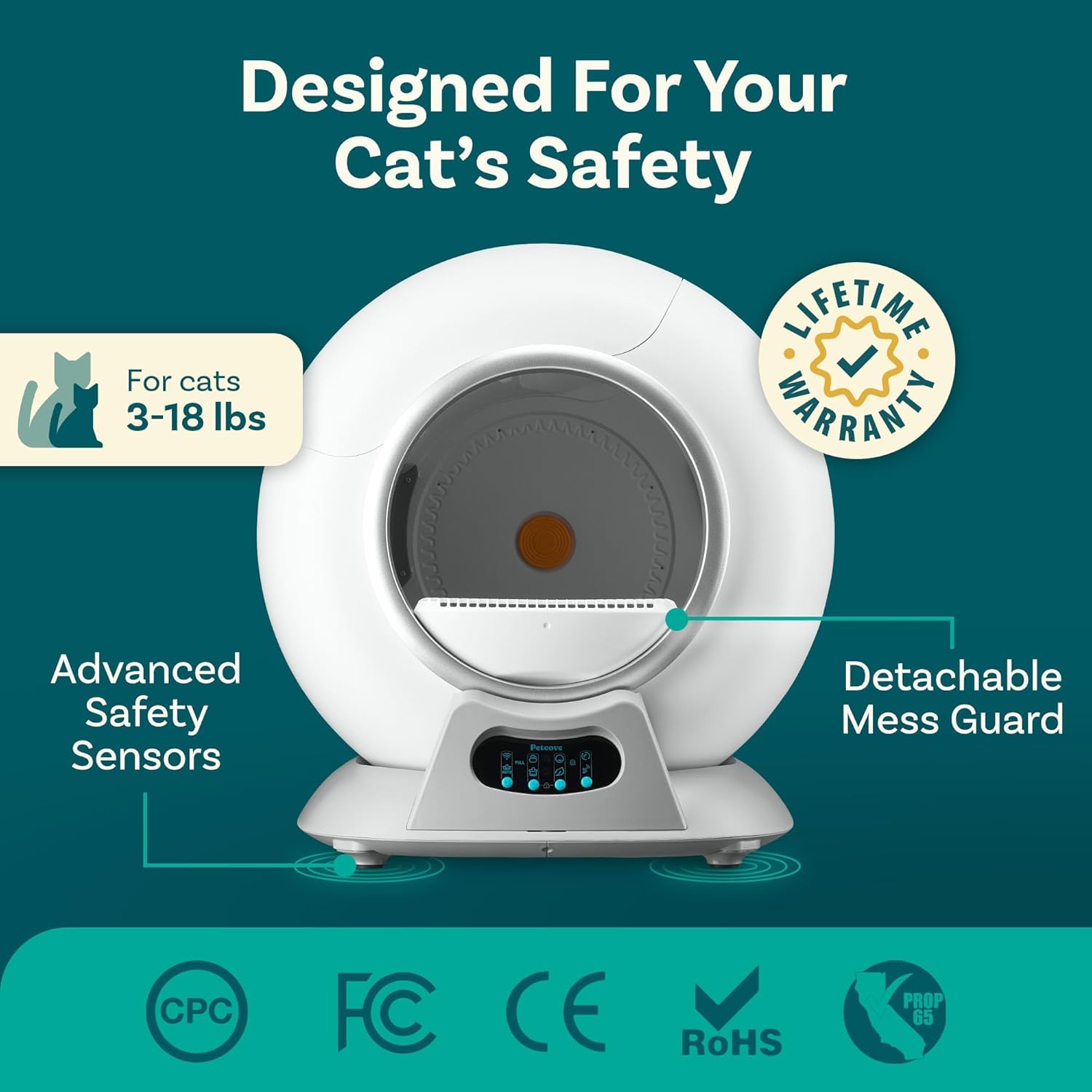 Self Cleaning Cat Litter Box Bags Liners Cat Litter Bags Liners & Durable Litter Box Liners - 75 Count Odor Control & Leakproof