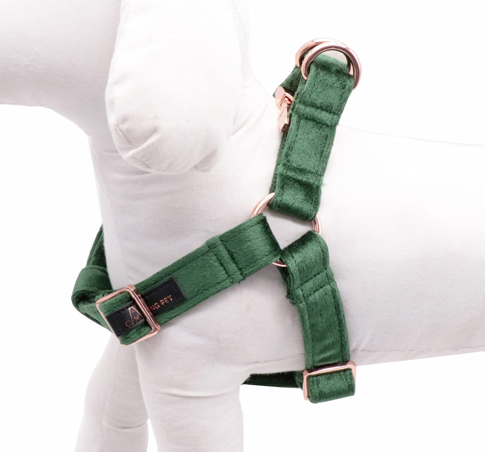 Aring Pet Dog Halter Harness, Velvet Dog Harness, No Pull Dog Halter Harness For Small Medium Large Dogs.