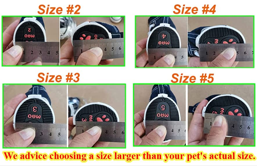 Abcgoodefg Pet Dog Shoes Puppy Canvas Sport Sneaker Boots, Outdoor Nonslip Causal Shoes Rubber Sole Soft Cotton Inner Fabric Shoes For Pet Dog (#4(1.732.20), Pink)
