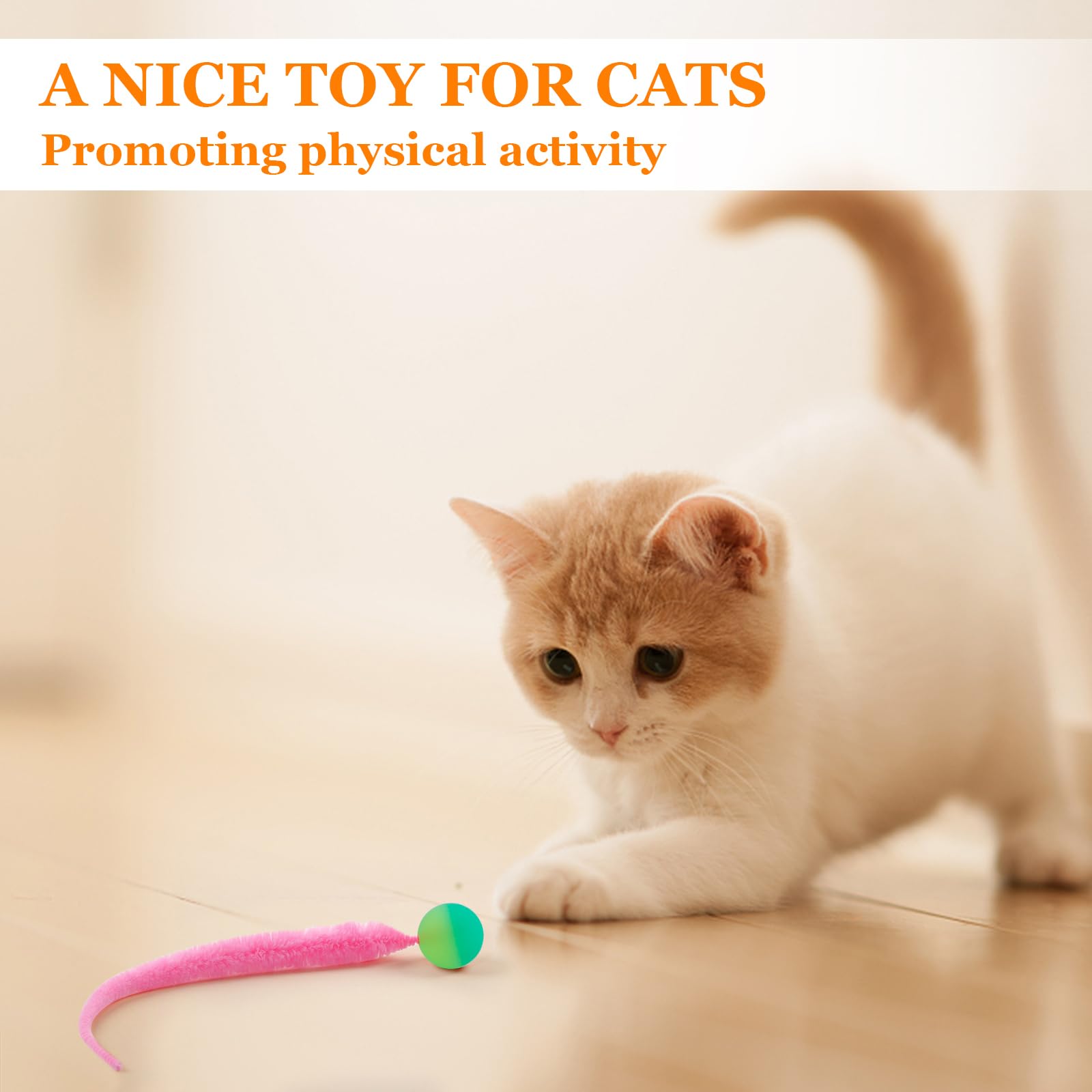 Yishangfa Bouncy Balls For Cats-5 Packs