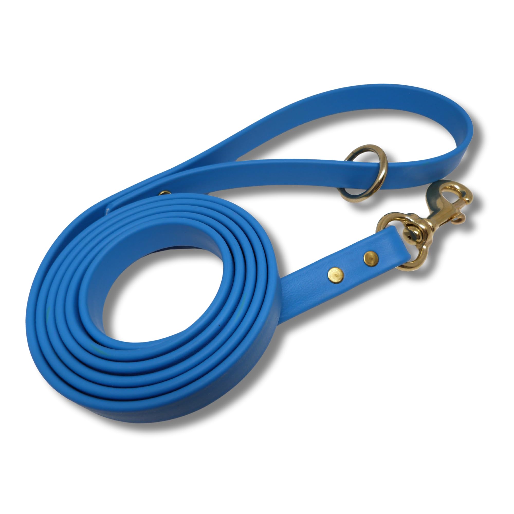Jim Hodges Dog Training Gummy Dog Leash, Biothane, Dog Training Leash, Made In The Usa, 4 Feet, Various Sizes & Colors (3/4, Light Blue)