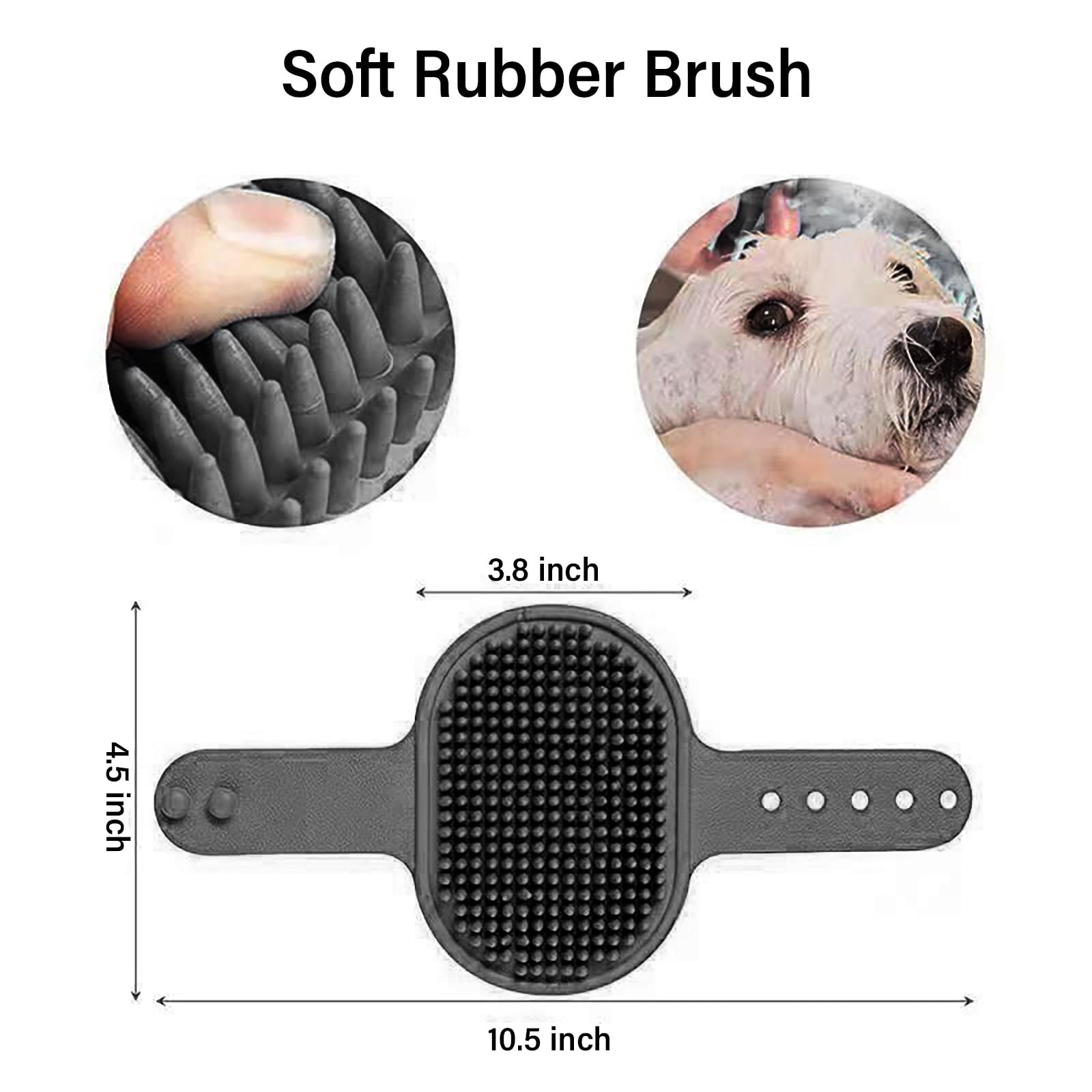 Dog Paw Cleaner For Large Dogs (With 3 Towels & Dog Bath Brush), Dog Paw Washer, Muddy Paw Cleaner, Pet Foot Cleaner