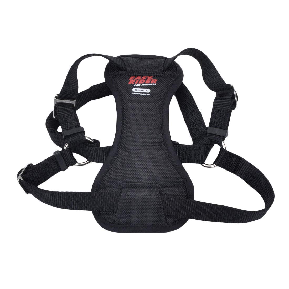 Coastal - Easy Rider - Adjustable Dog Car Harness, Black, Sml (16'-24')