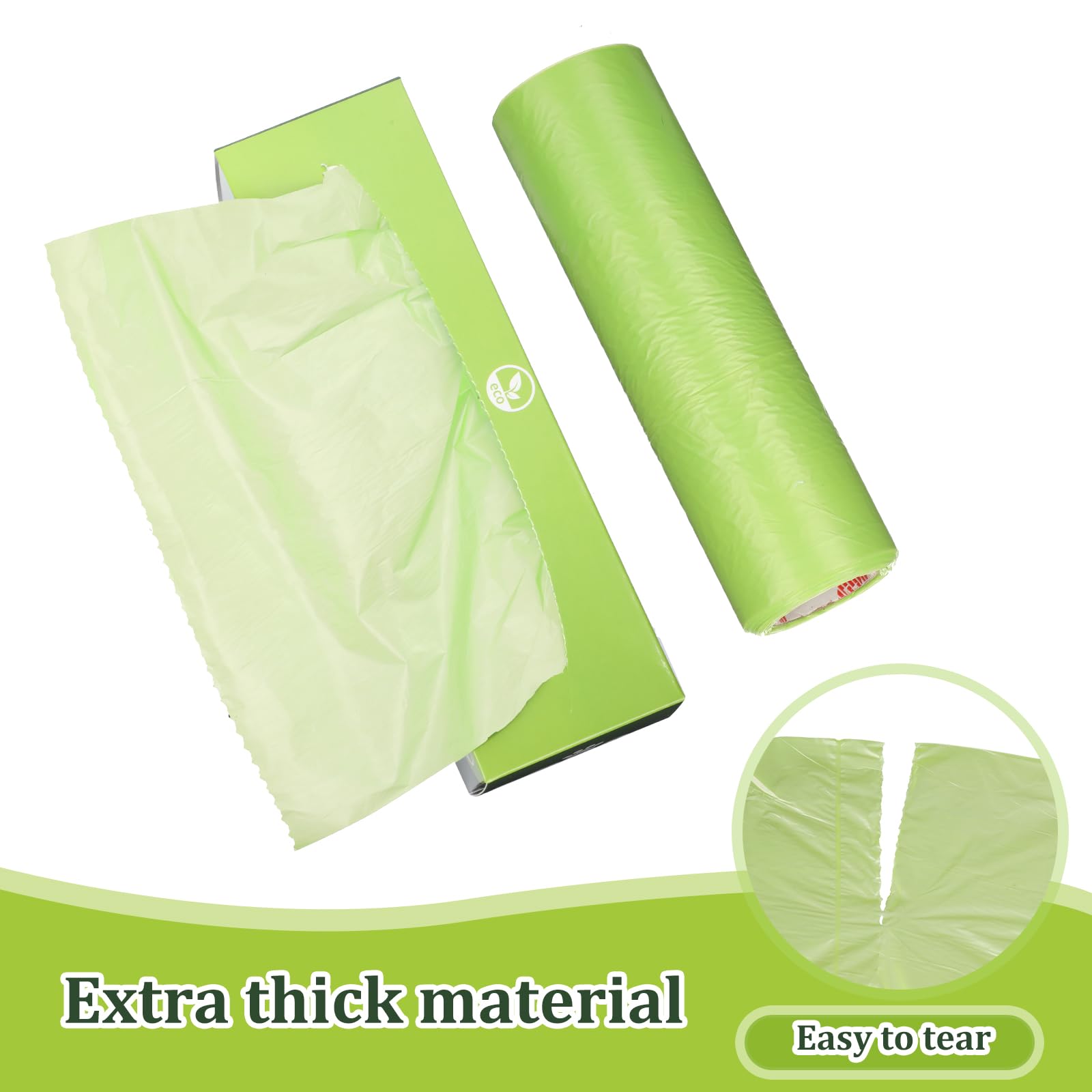 Harloon 6000 Counts Dog Poop Waste Bags 30 Rolls 12 X 8 Inches Extra Thick Strong Leak Pet Proof Bags Disposable Bulk Universal