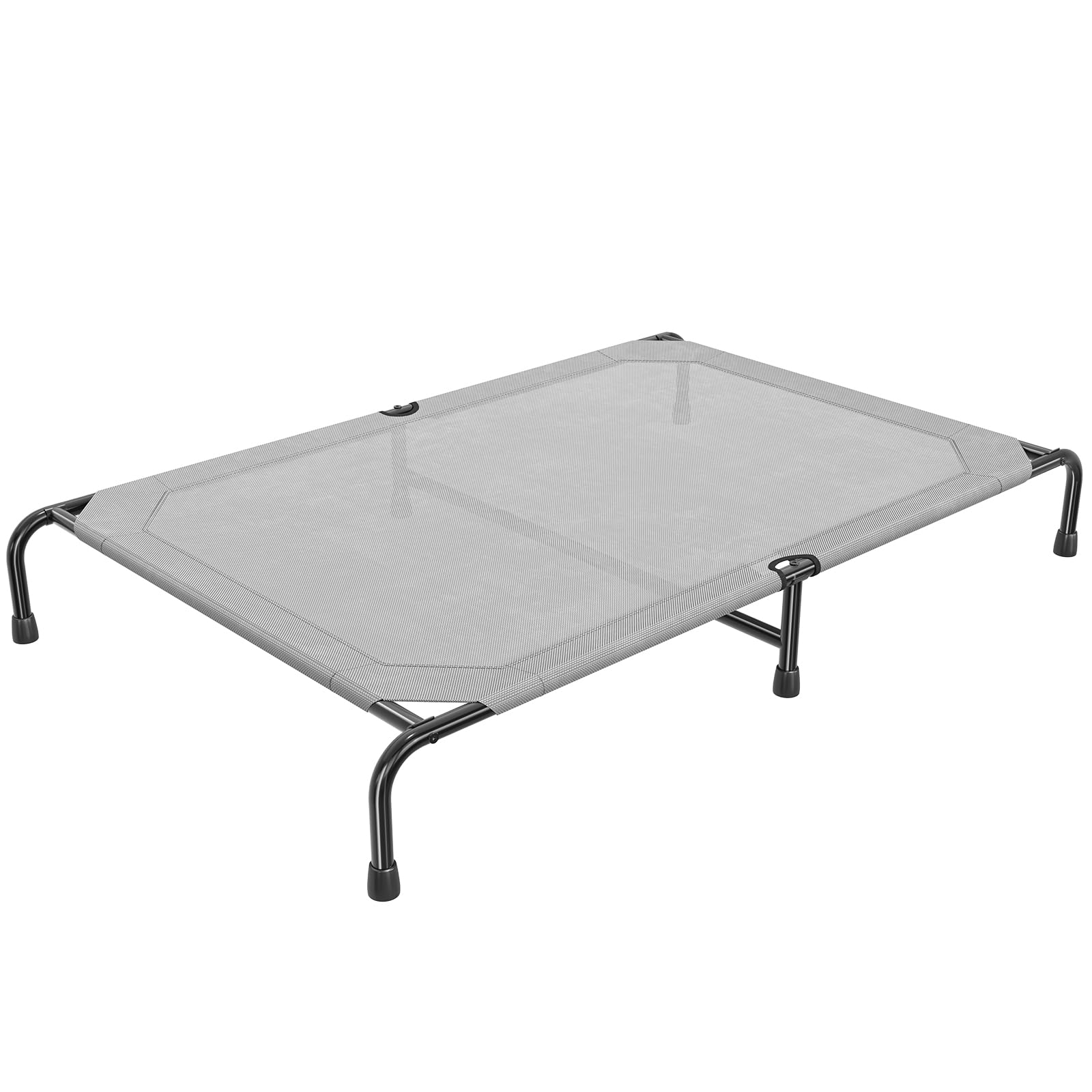 Simple Trending Raised Dog Bed for Extra Large Dogs, Waterproof XL Dog Cot, Outdoor Elevated Pet Bed, 60.25 x 37.25, Grey