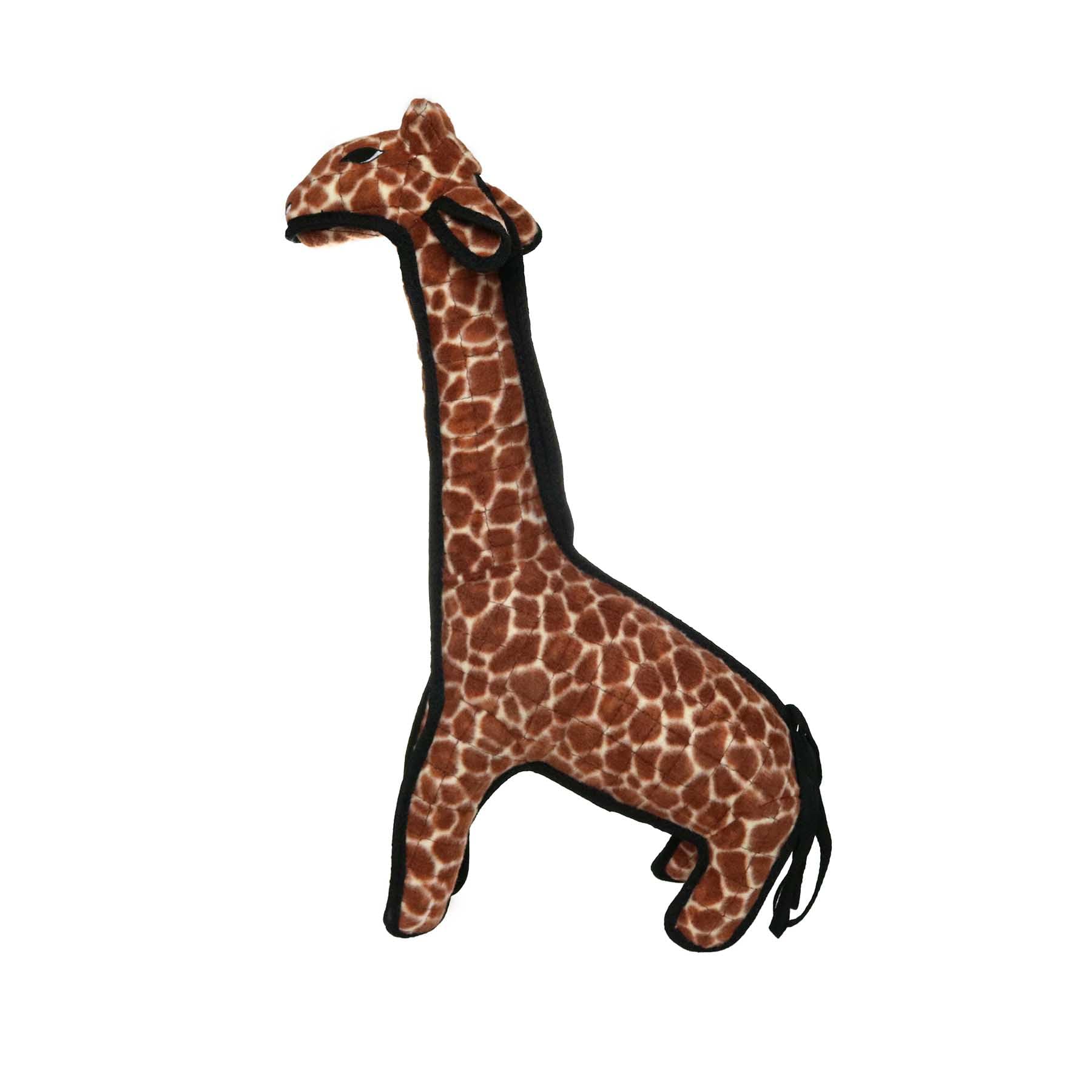 Tuffy - World'S Tuffest Soft Dog Toy - Zoo Giraffe - Multiple Layers. Made Durable, Strong & Tough. Interactive Play (Tug, Toss