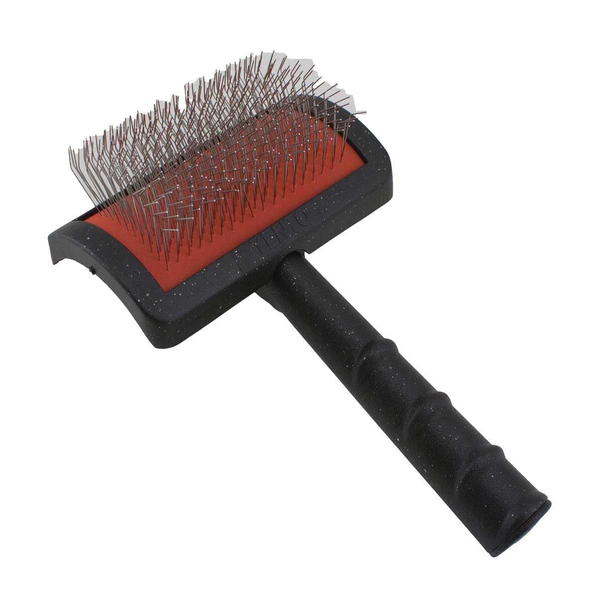 Show Tech Yento Mega Pin Slicker Dog Brush, for Poodle and Doodles, Puppy Essential, Professional Ergonomic Handle Dog Brush for